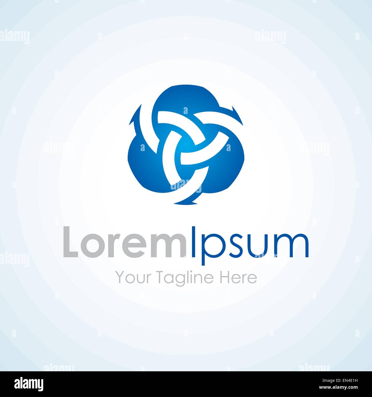 Abstract strange logo circles blue element icons business Stock Vector ...