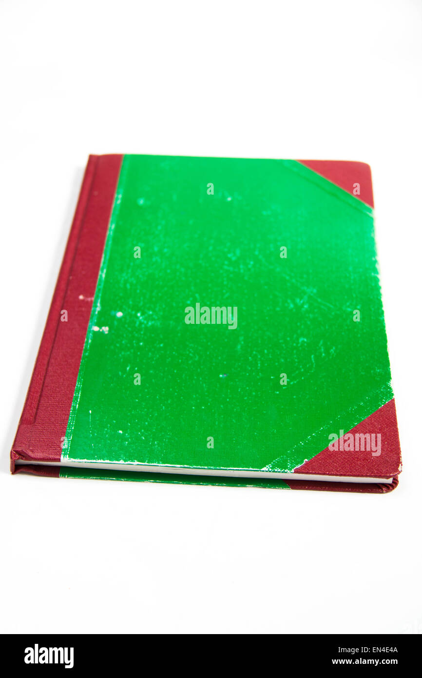 Green cover book isolated on white background Stock Photo Alamy