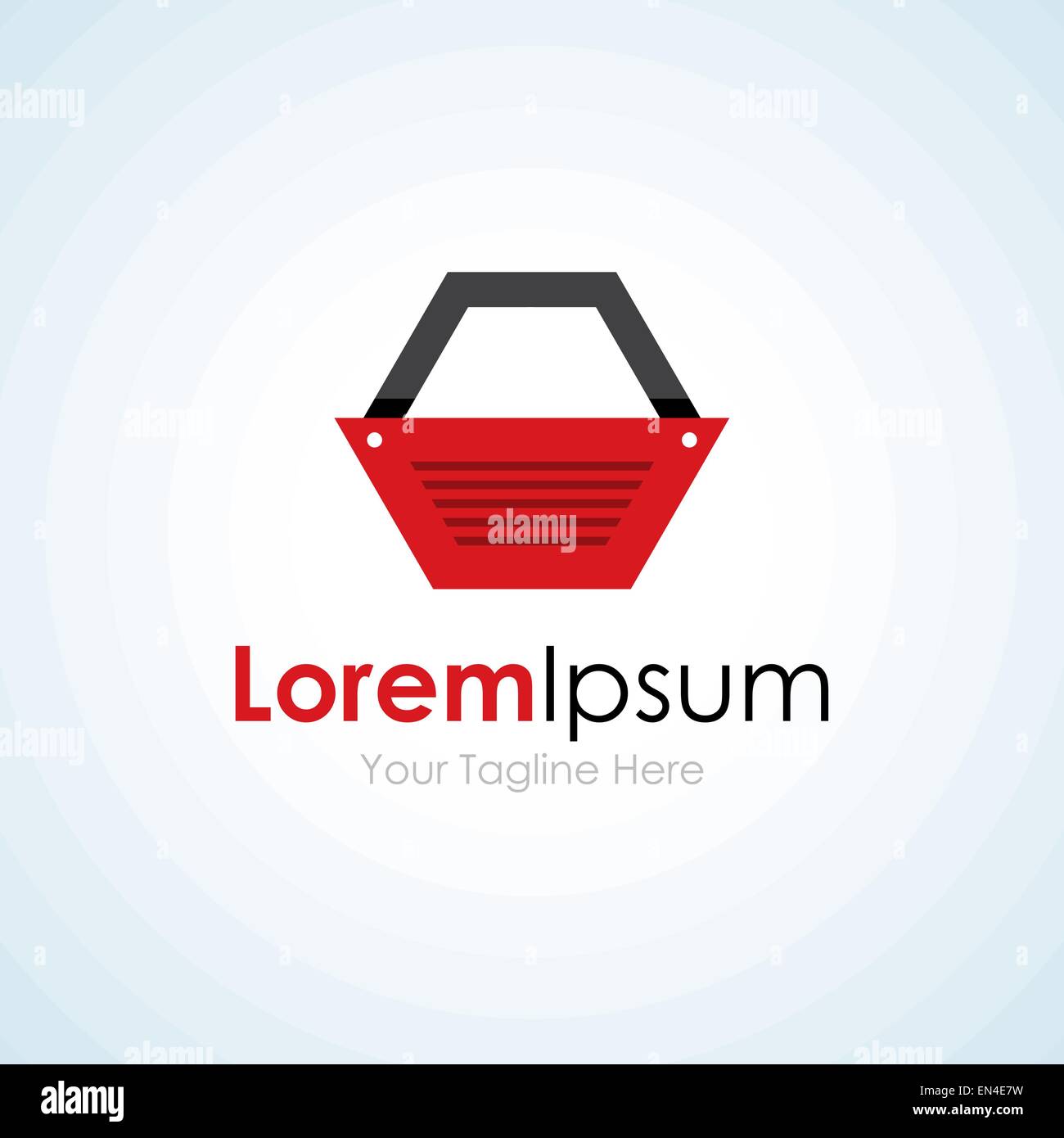 Red shopping basket elements icon logo Stock Vector Image & Art - Alamy