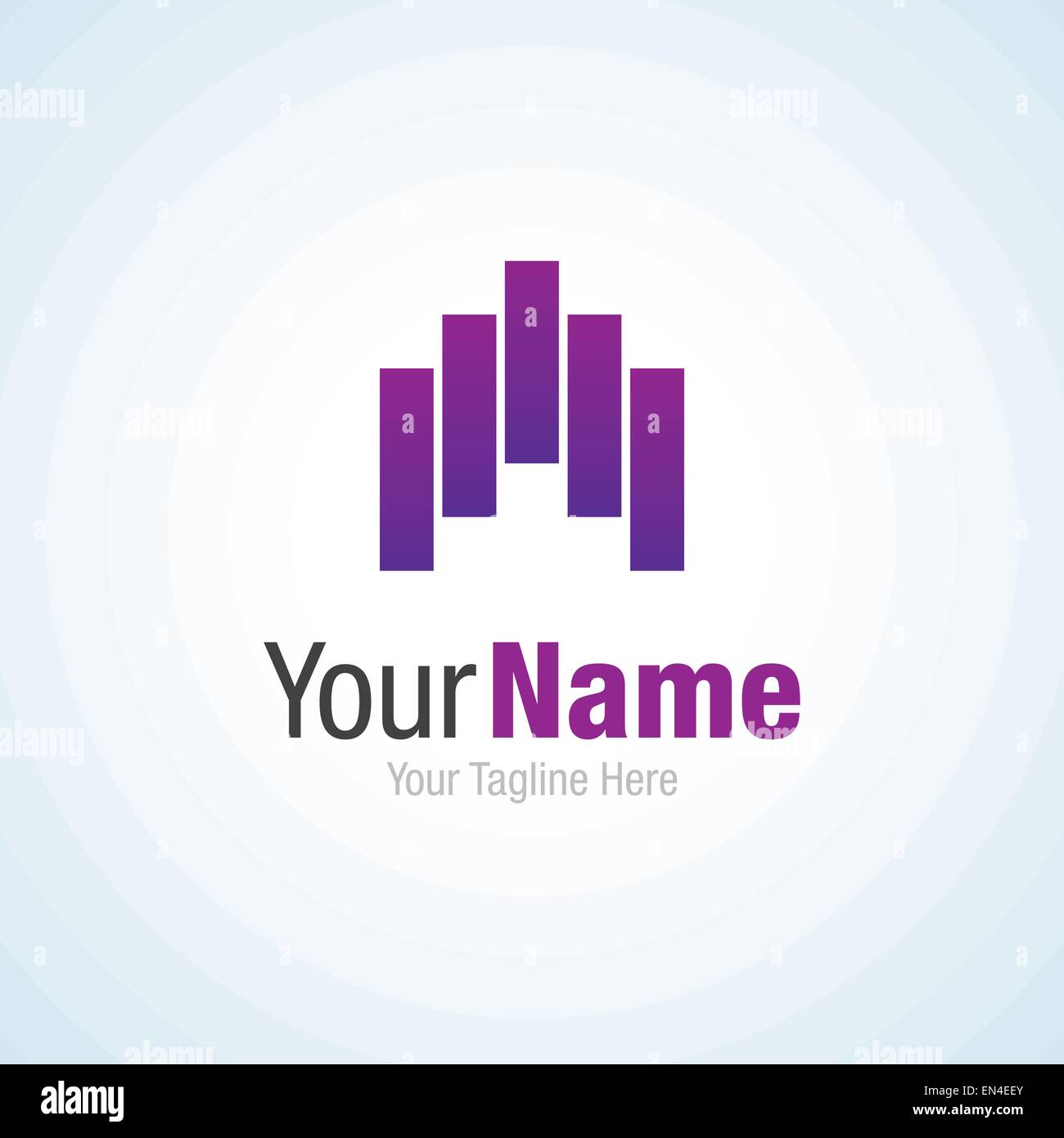 Progress capital real estate purple graphic design logo icon Stock Vector
