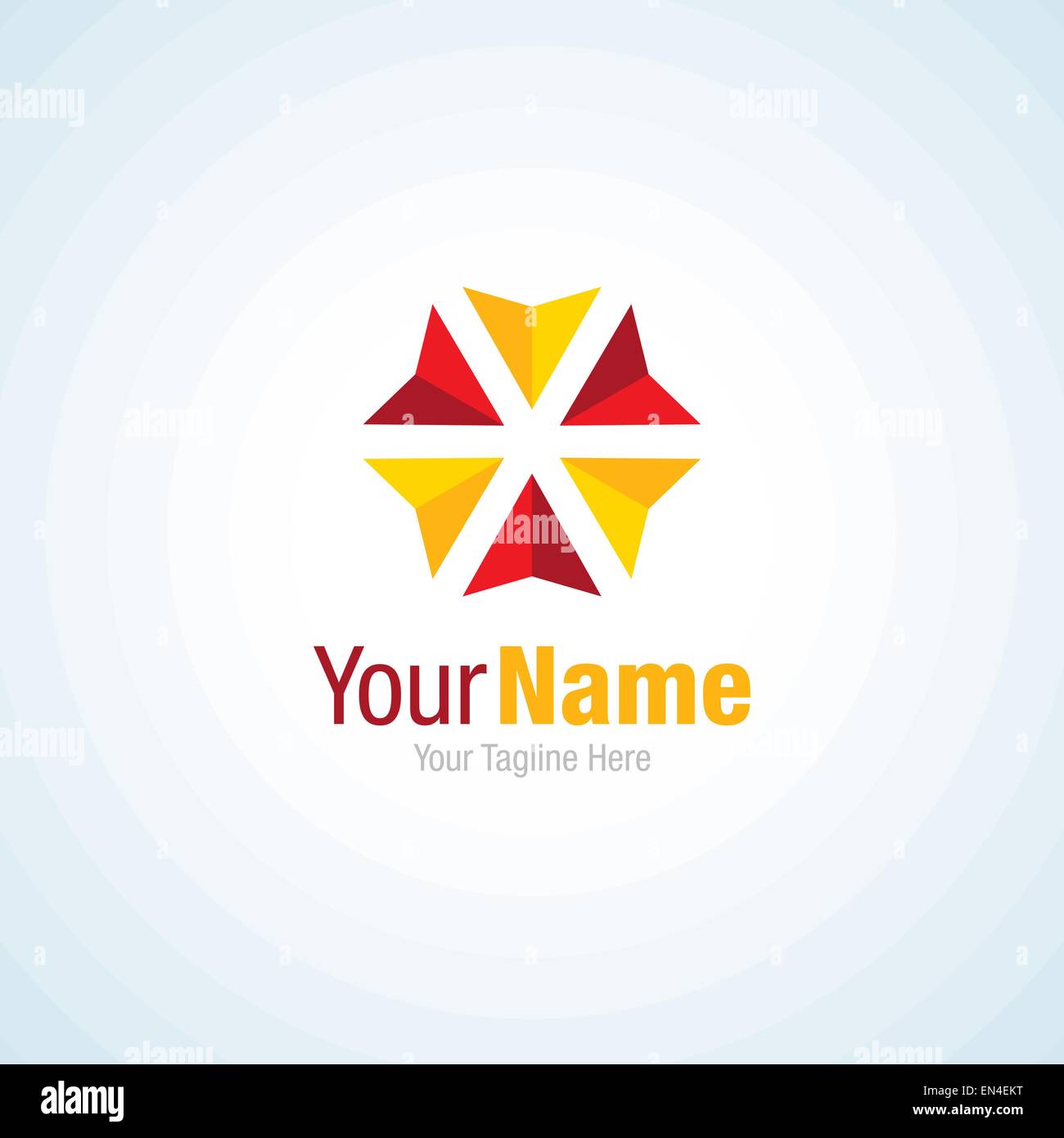 Arrow circle center graphic design logo icon Stock Vector Image & Art ...