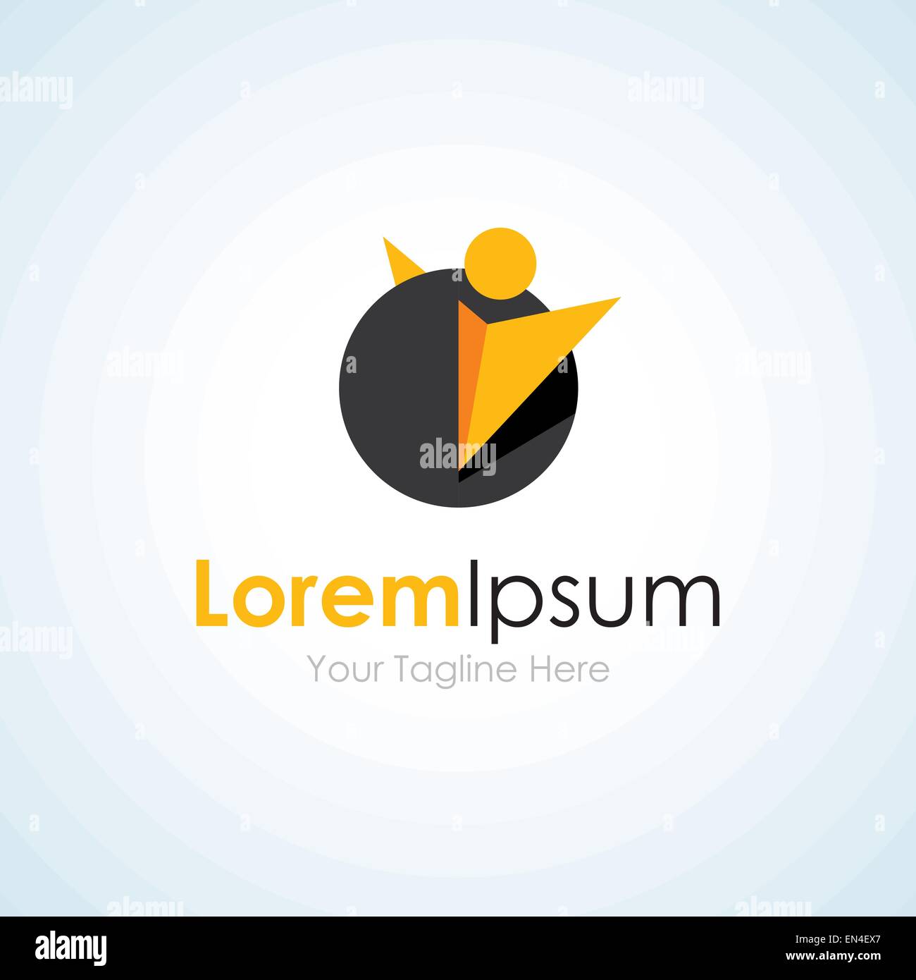 Step up leader silhouette simple business icon logo Stock Vector Image ...