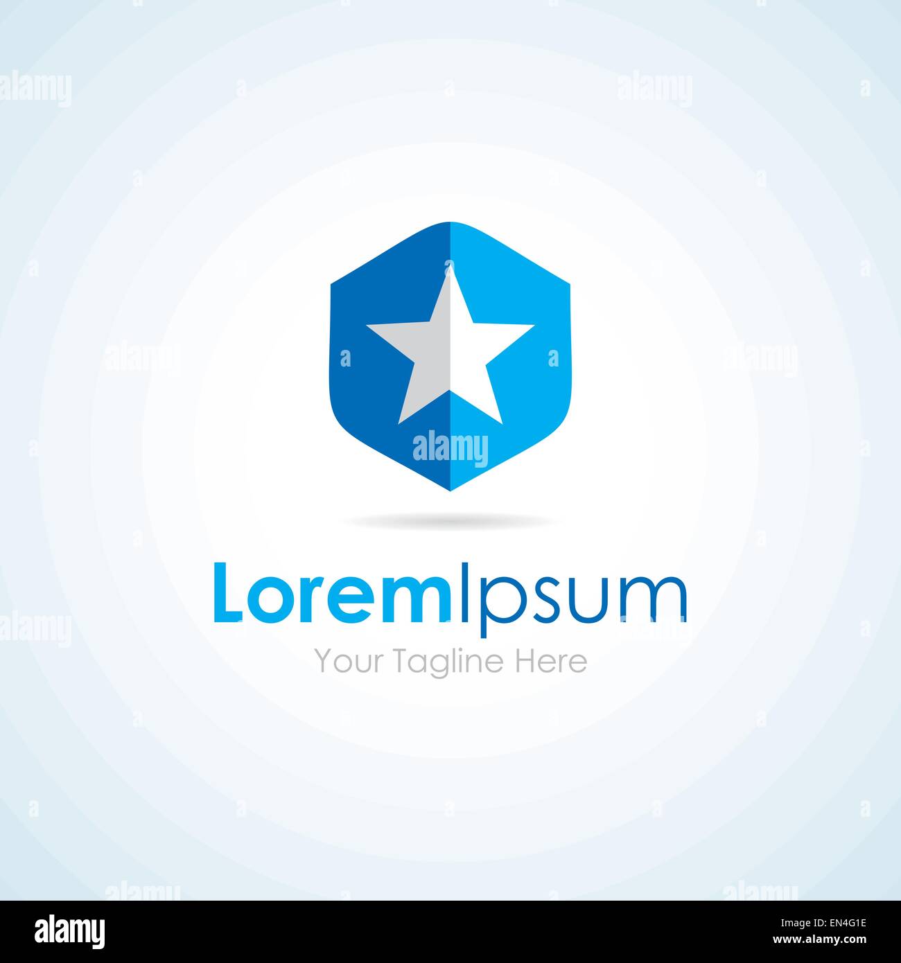 Star crest emblem shield simple business icon logo Stock Vector Image ...