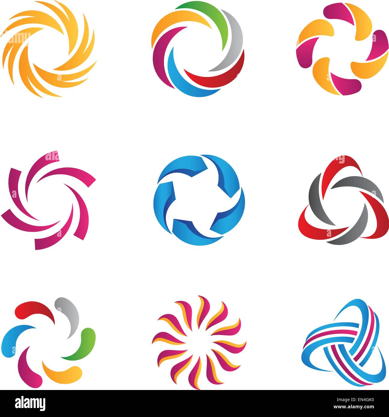 abstract logo and icon Stock Vector Image & Art - Alamy