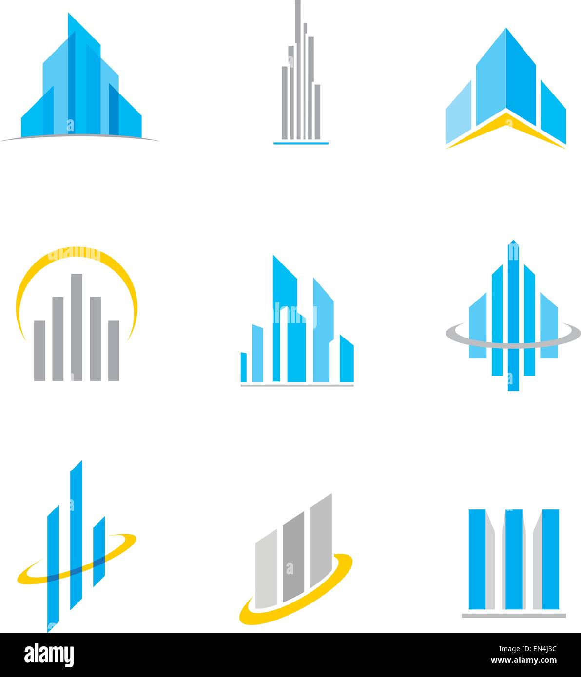building symbol and icons Stock Vector Image & Art - Alamy
