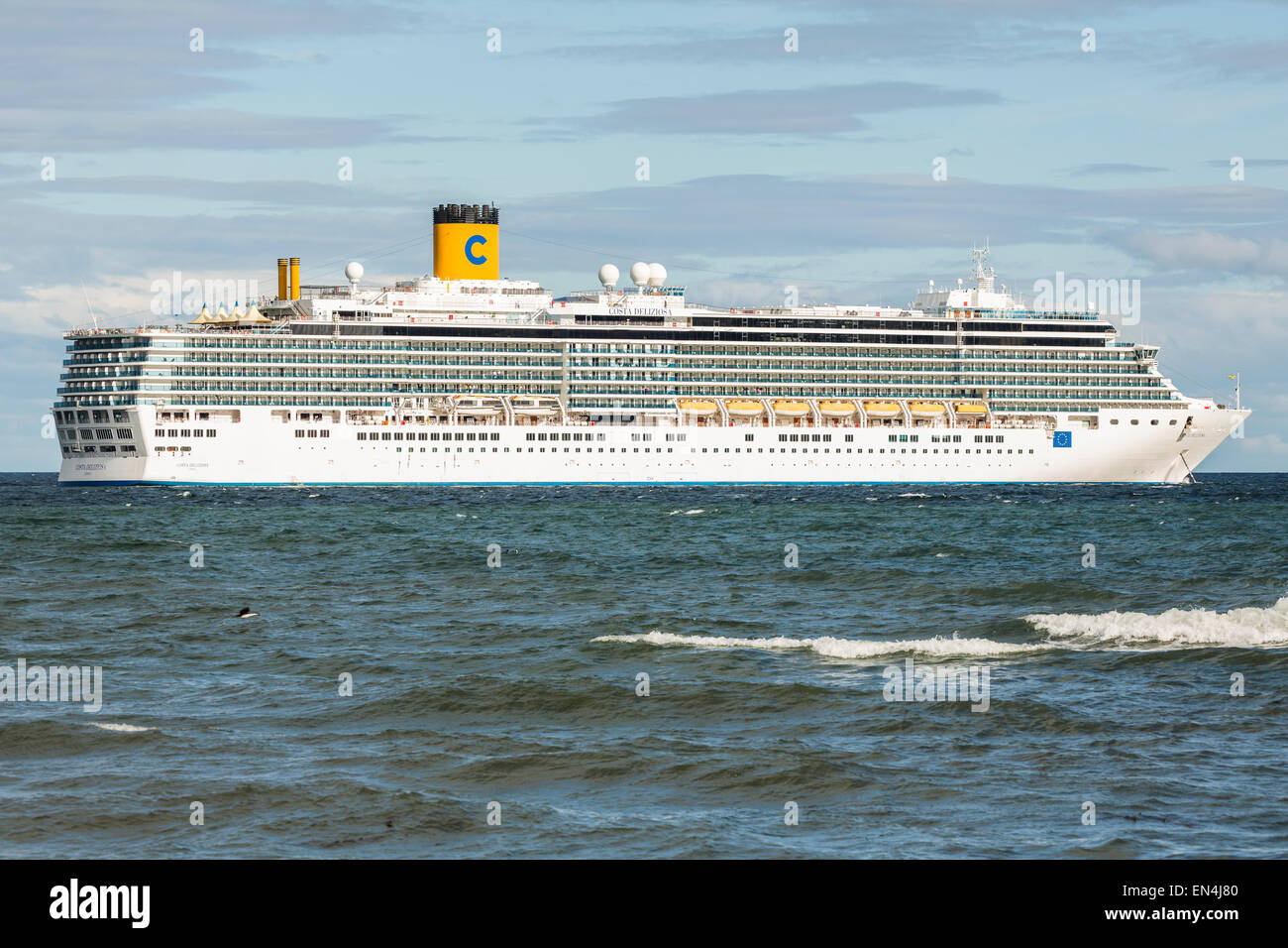 Costa Deliziosa cruise ship, Punta Arenas, Chile Stock Photo - Alamy