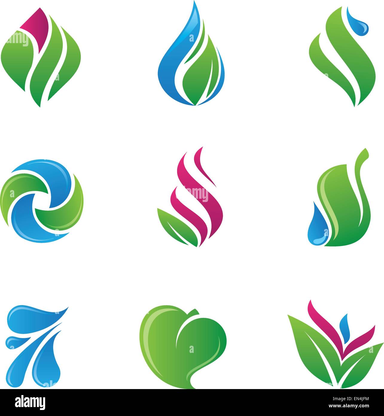 in touch with nature logo and icon Stock Vector Image & Art - Alamy