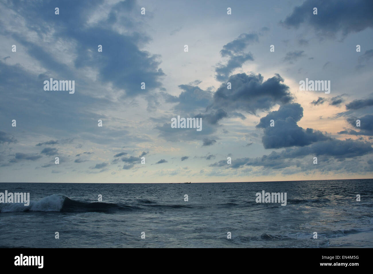 Cloudy sky on sea Stock Photo - Alamy