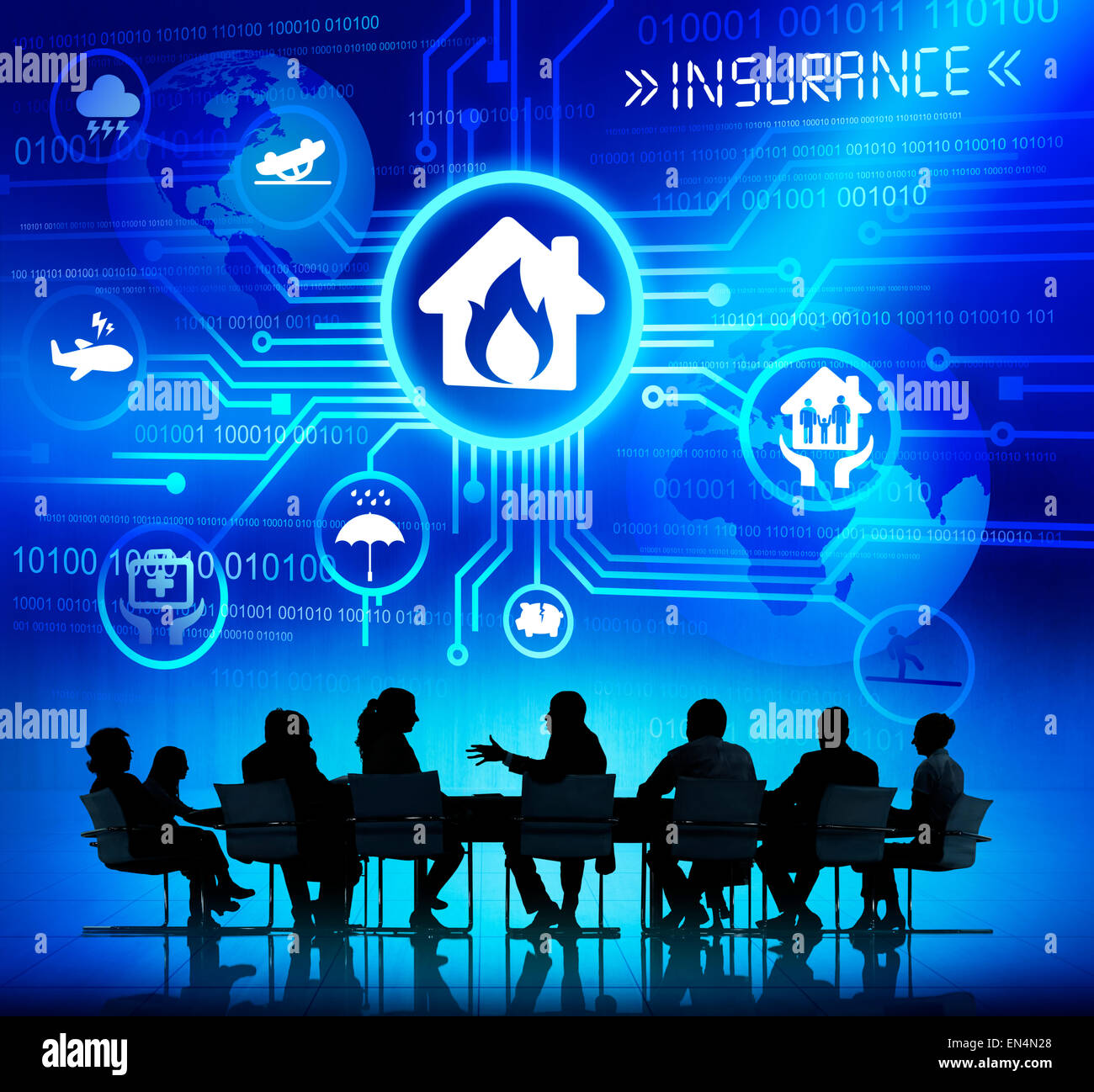 Businessman organization computer generated hi-res stock photography ...