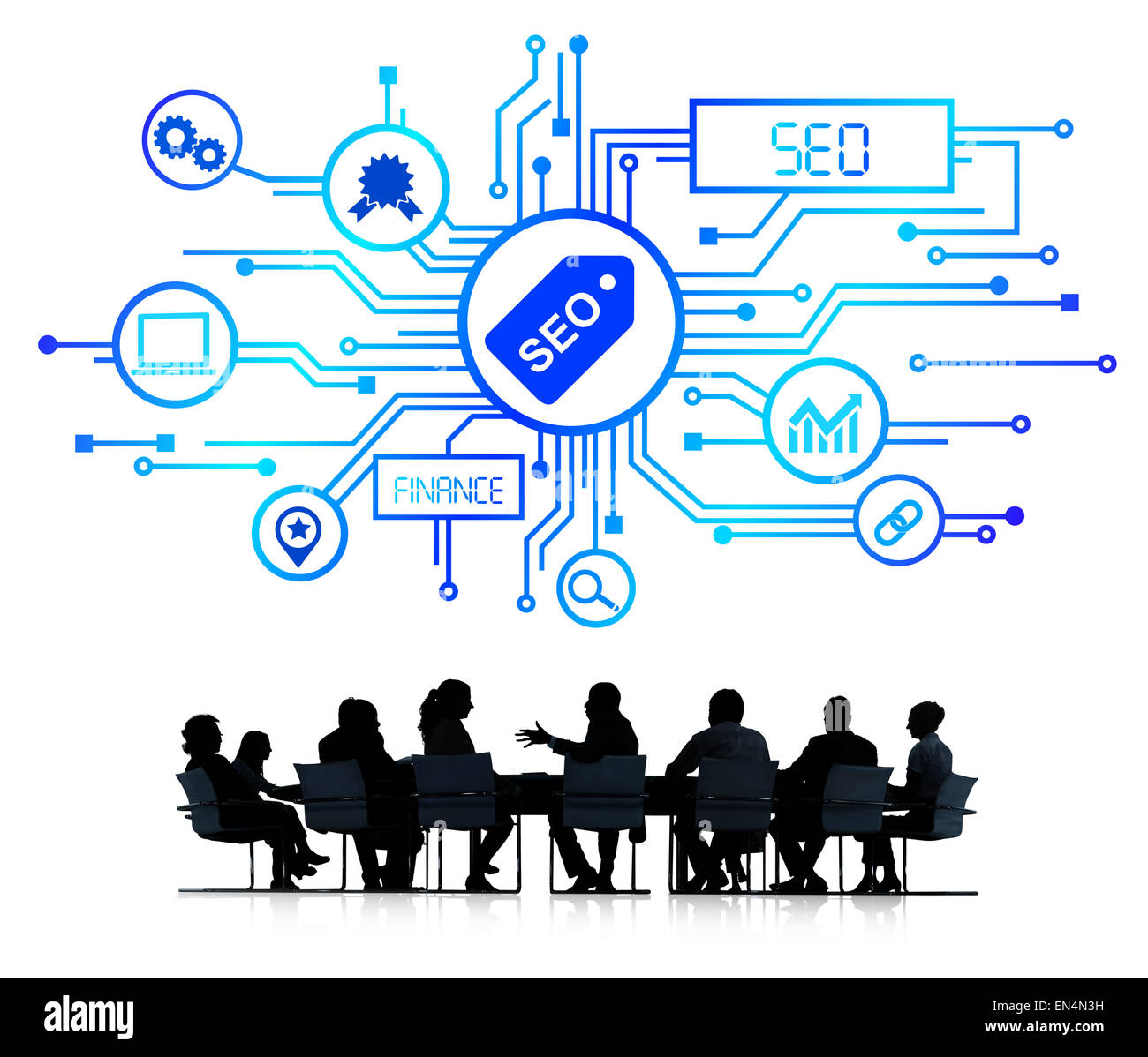 Seo gear computer icon Cut Out Stock Images Pictures Alamy