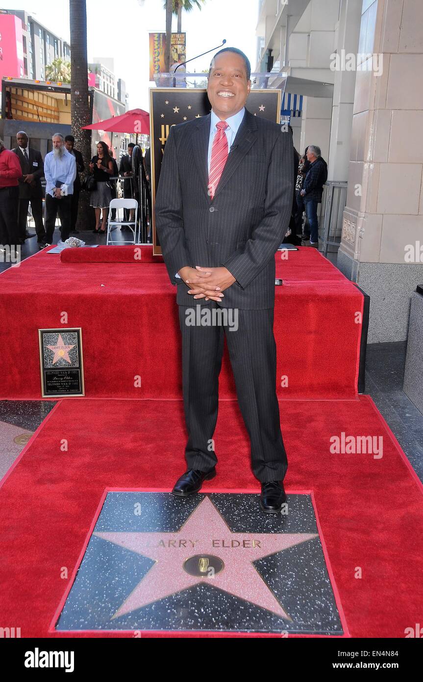 Los Angeles, CA, USA. 27th Apr, 2015. Larry Elder at the induction ...