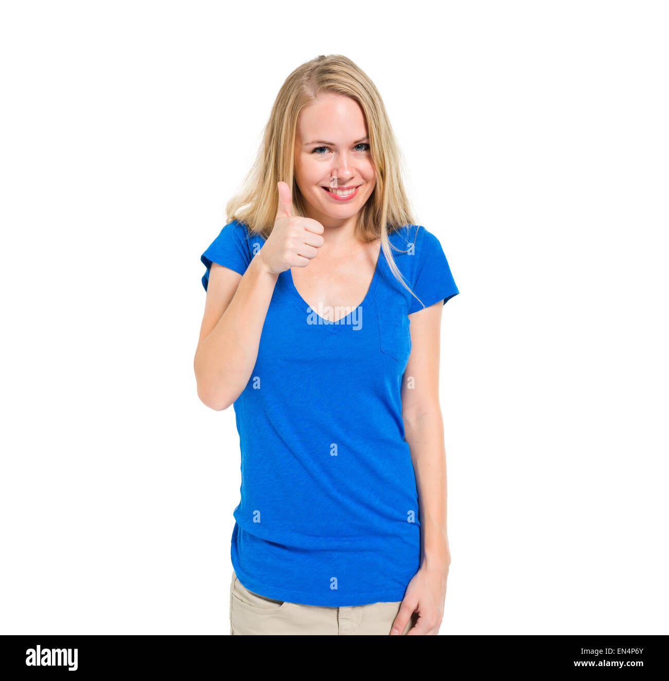 Women Showing Thumbs Up Stock Photo