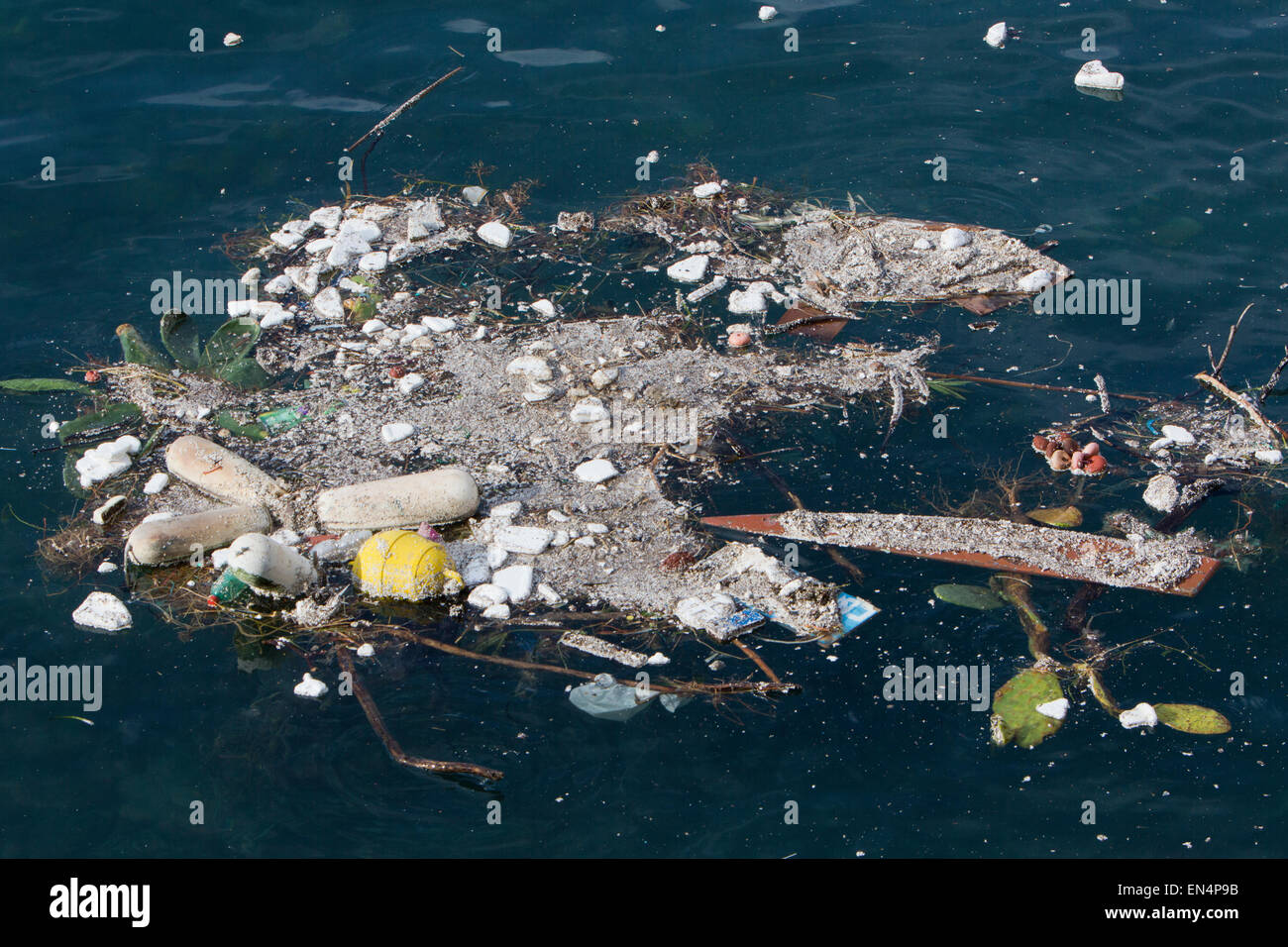 plastic pollution at the Italian coast near Naples Stock Photo - Alamy