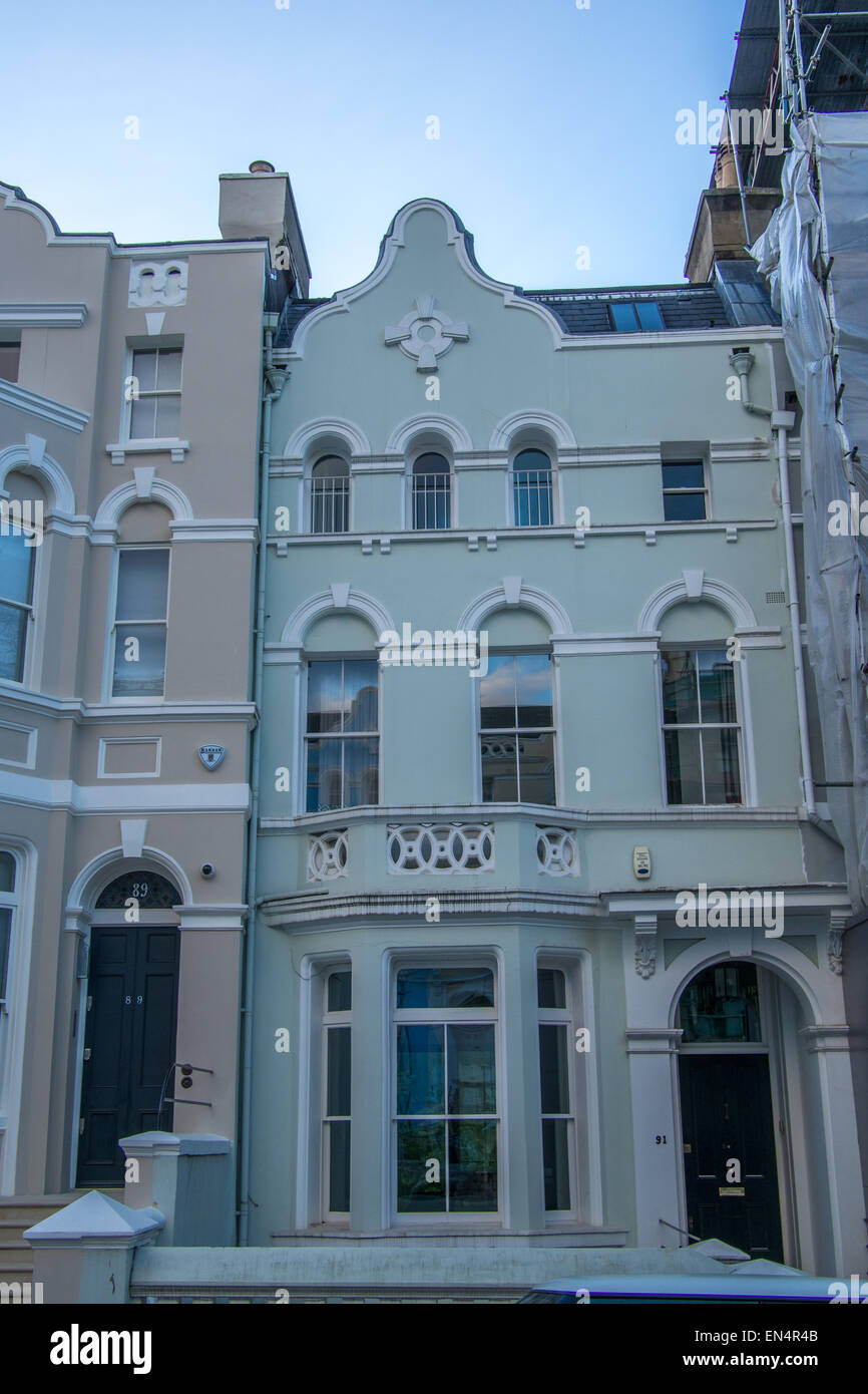 'Notting Hill' film location: the birthday party: 91 Lansdowne Road, Notting Hill, London Stock Photo