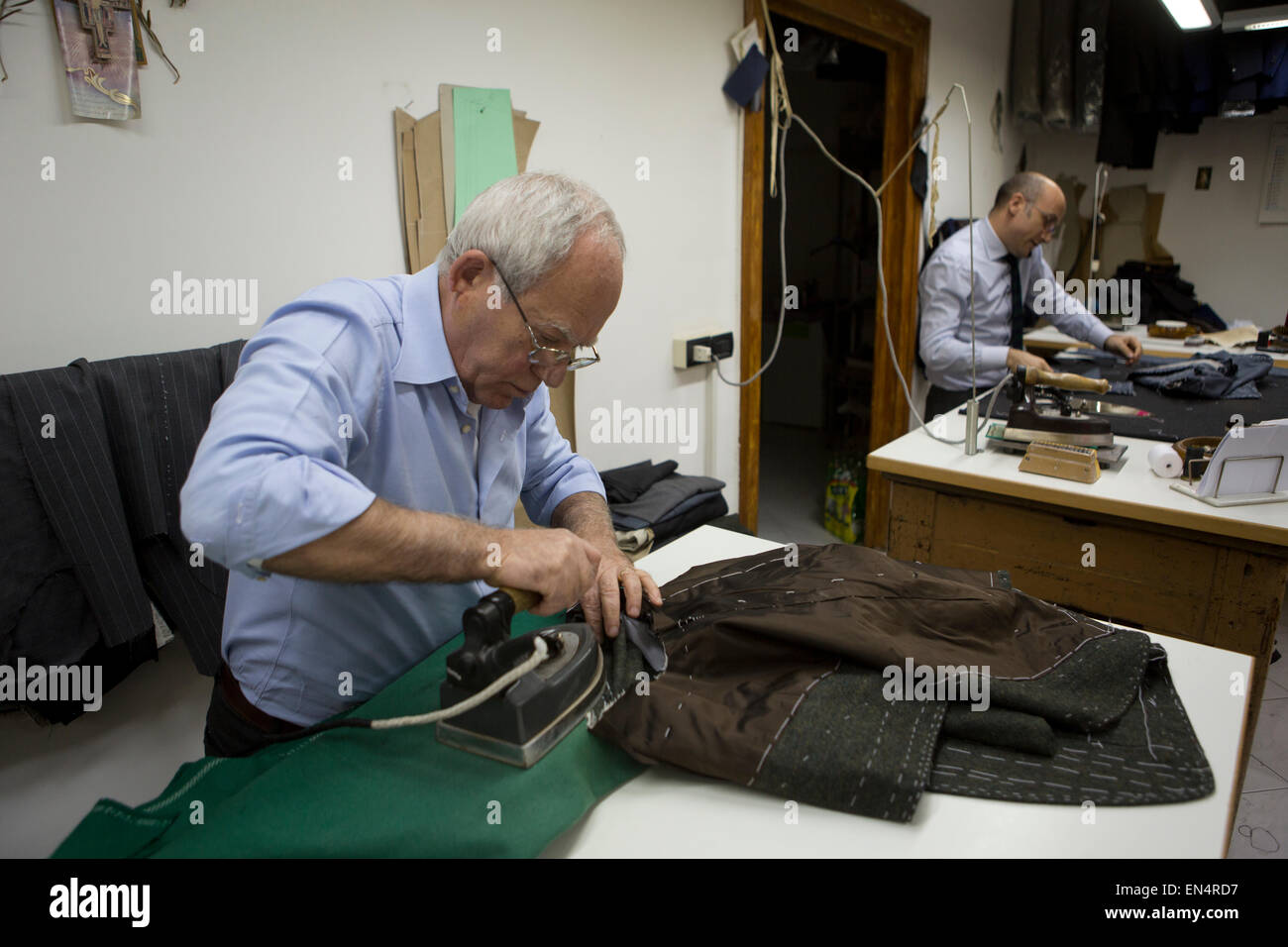 Italian tailors are famous for their craftsmanship Stock Photo Alamy