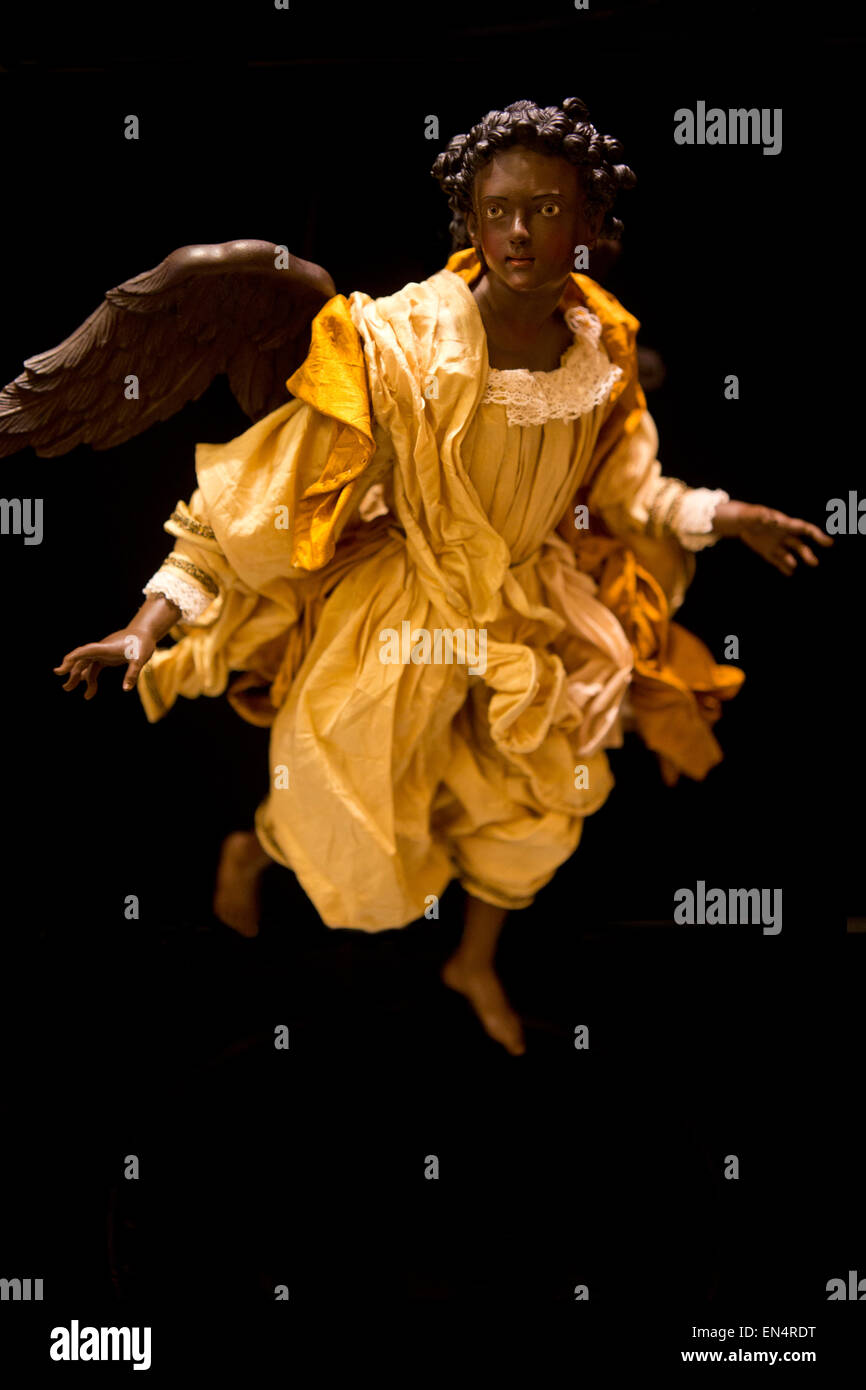 Souvenir shops in presepi street in naples Stock Photo Alamy