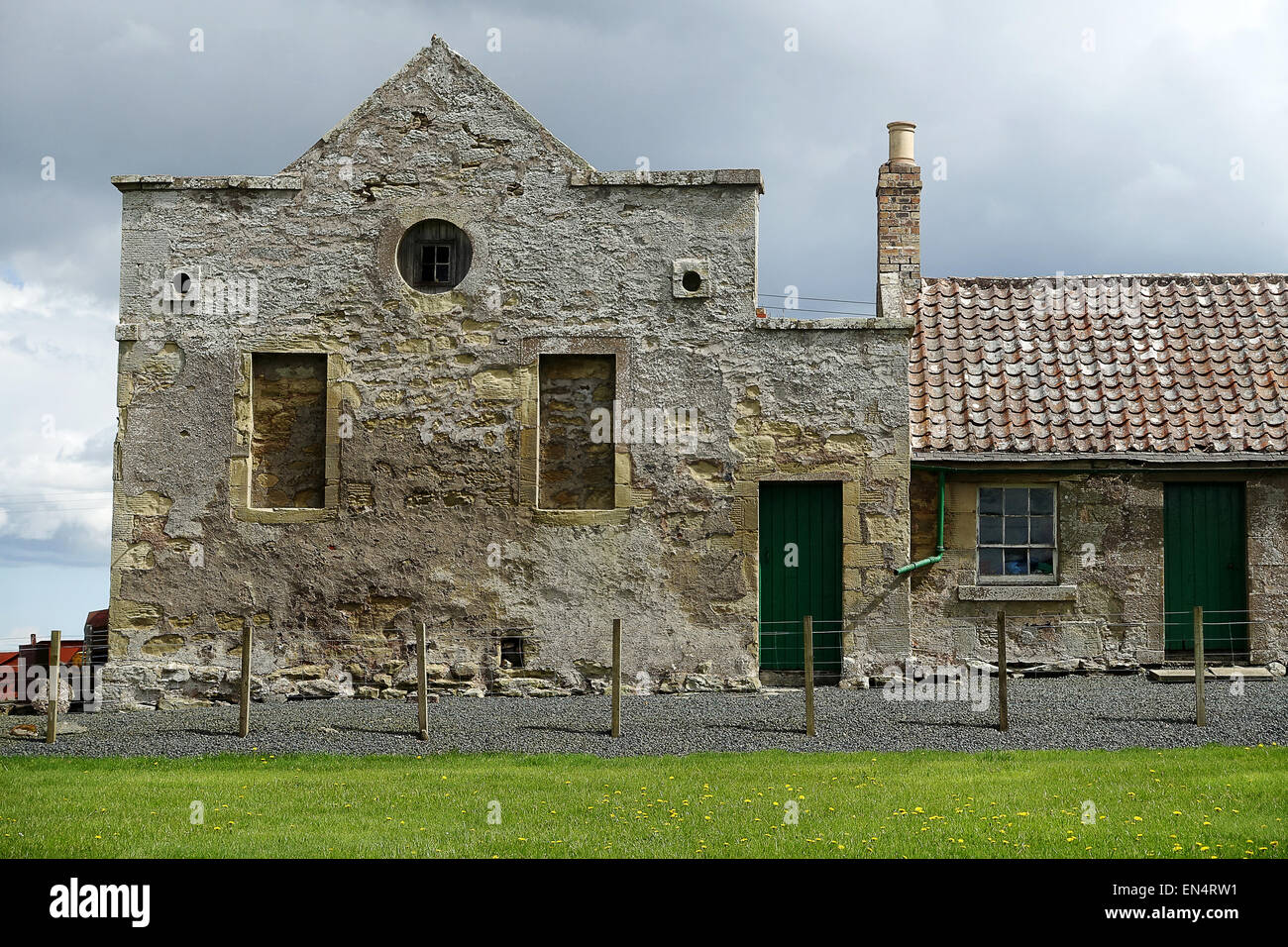 Farm buildings. Scottish borders Stock Photo Alamy