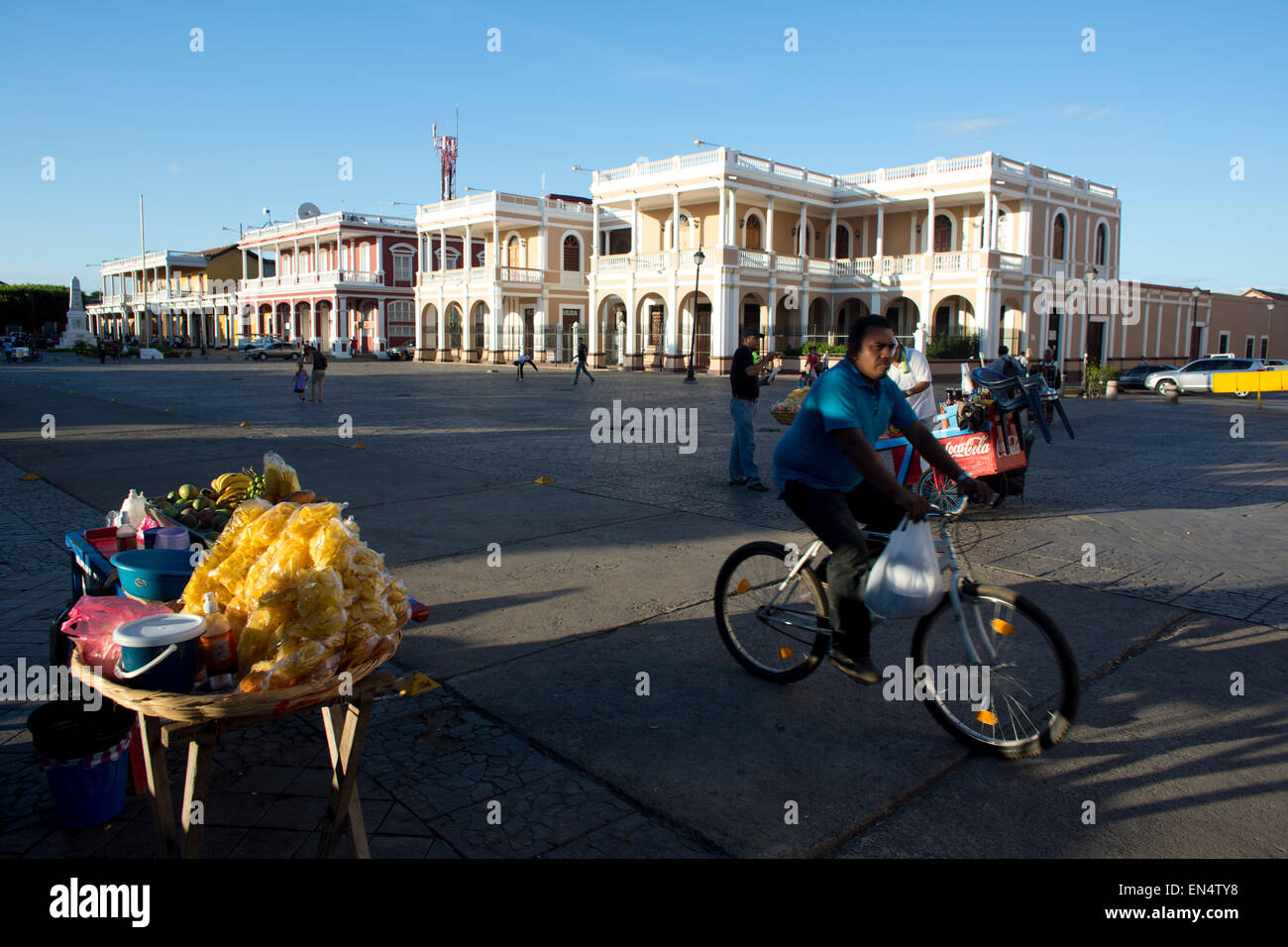 public square in granada, nicaragua Stock Photo
