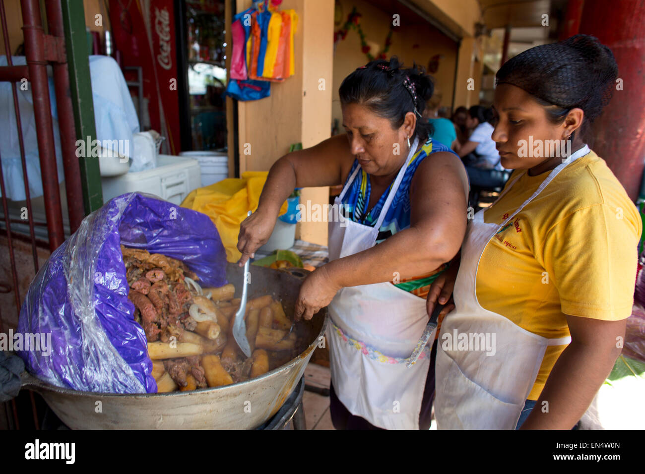 restaurant in nicaragua Stock Photo