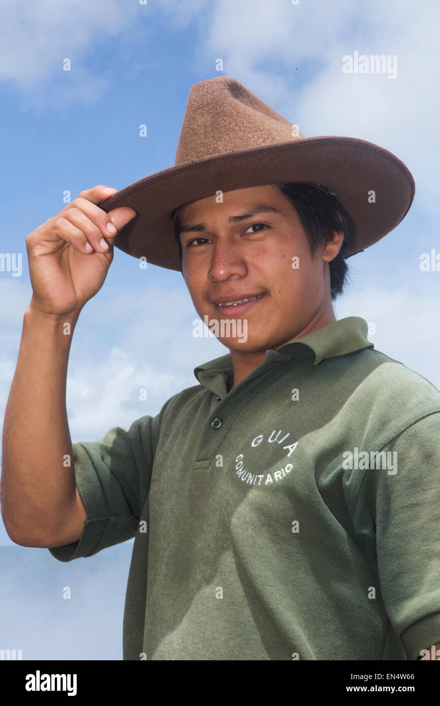cowboy in nicaragua Stock Photo