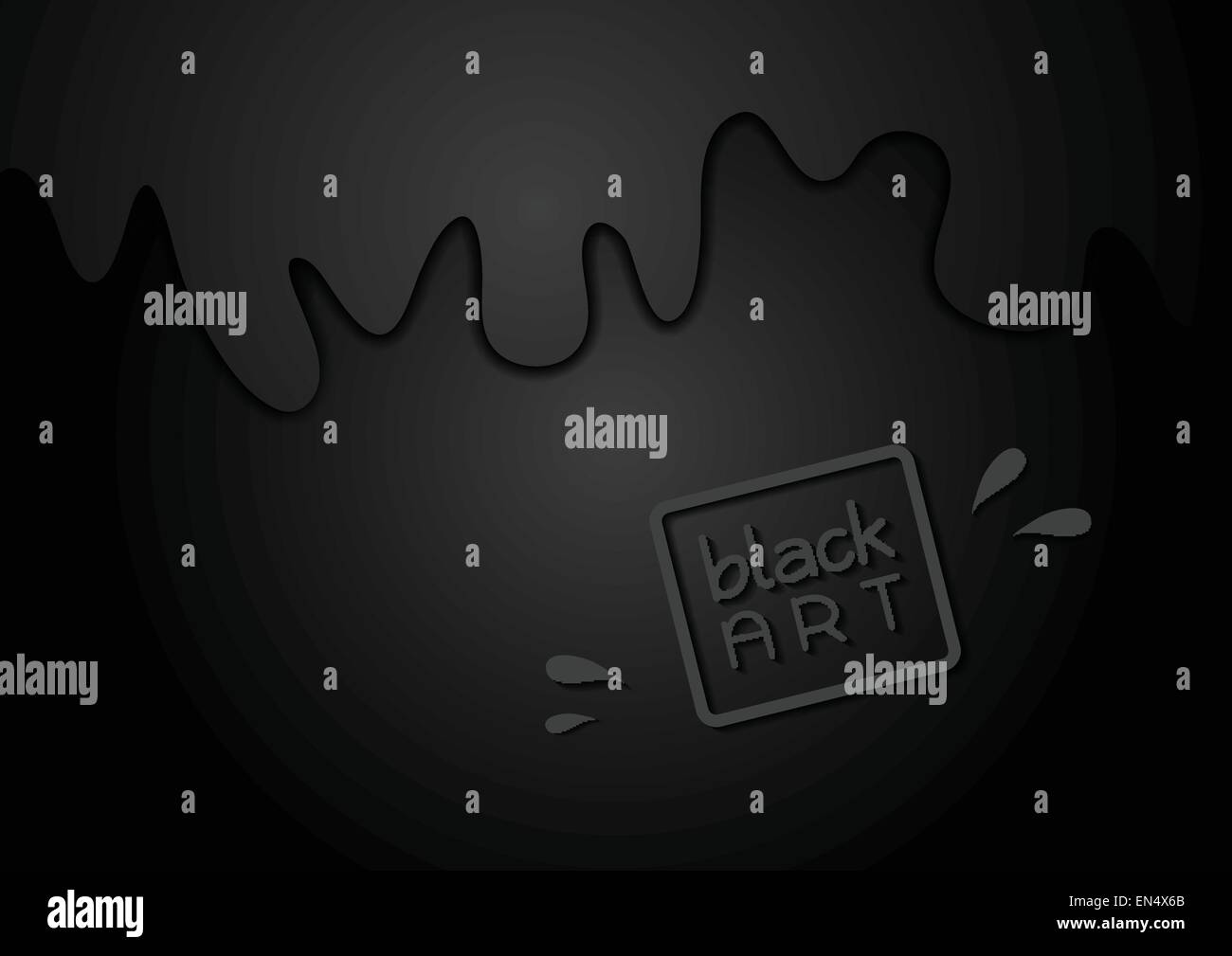 Black wavy art concept design. Vector background Stock Vector Image ...