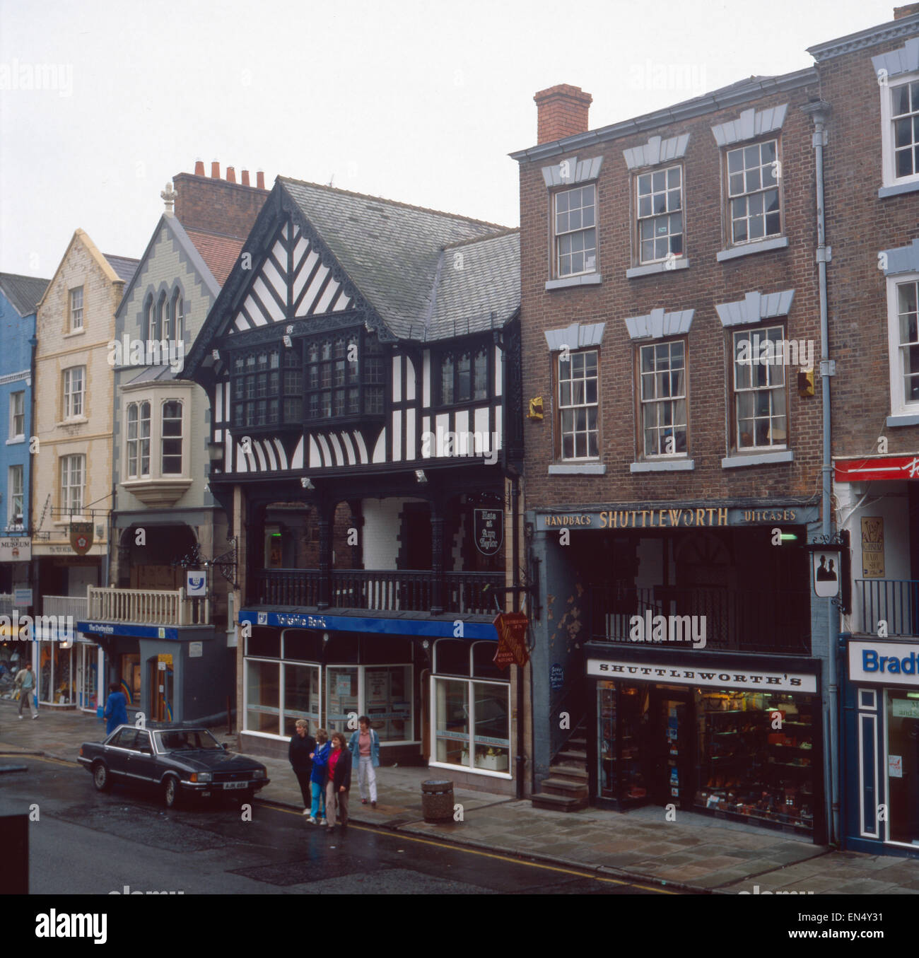 Eine Reise nach Chester, England 1980er Jahre. A trip to Chester