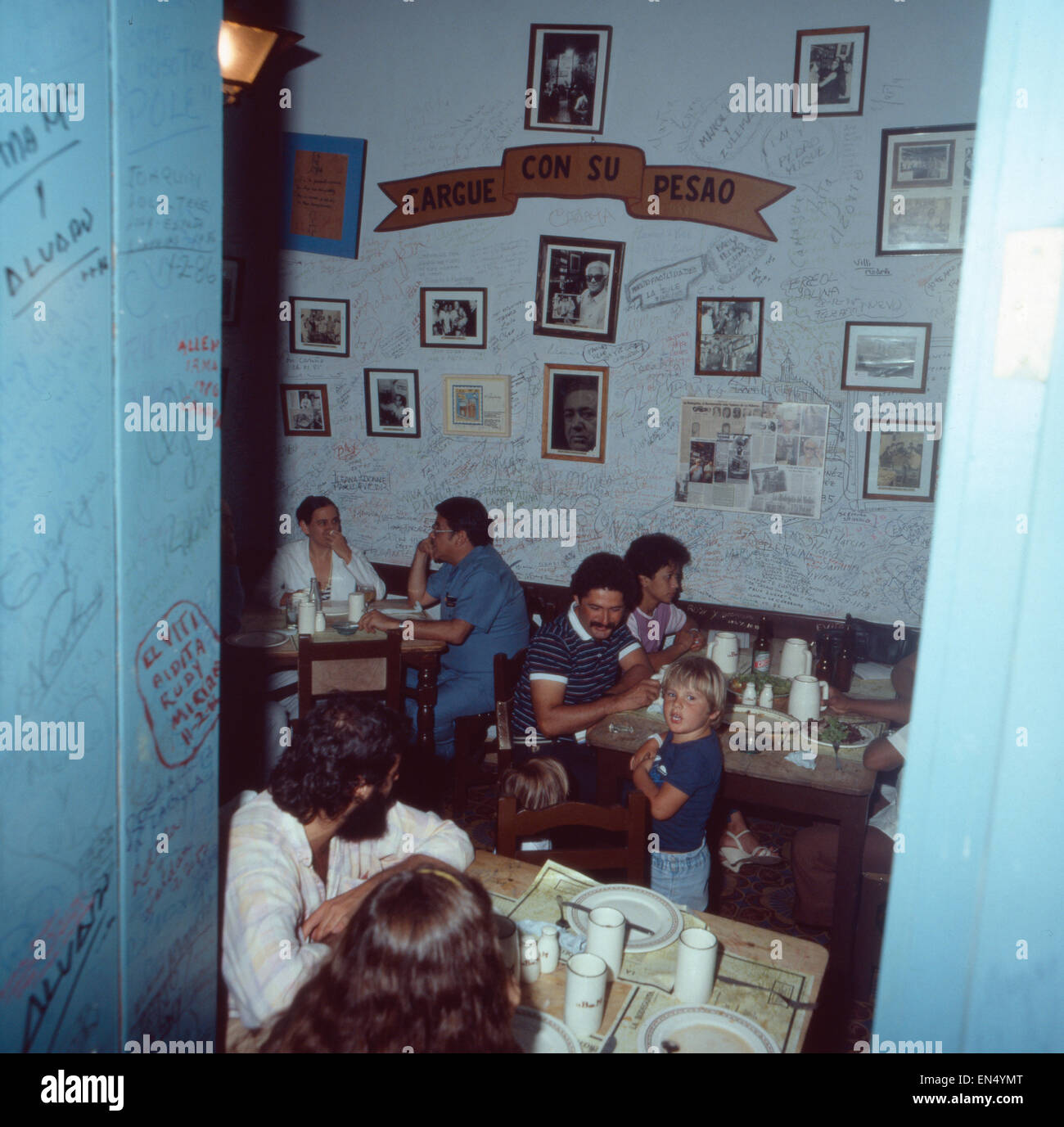 Eine Reise nach Havanna, Kuba 1980er Jahre. A trip to Havana, Cuba 1980s. Stock Photo