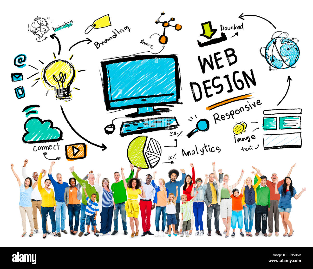 Content Creativity Digital Graphic Layout Web design Web page Concept ...