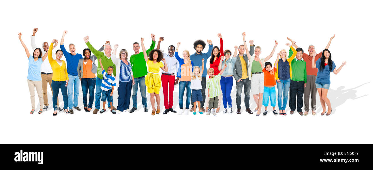 Diversity Ethnicity Multi-Ethnic Variation Togetherness Unity Team Concept Stock Photo