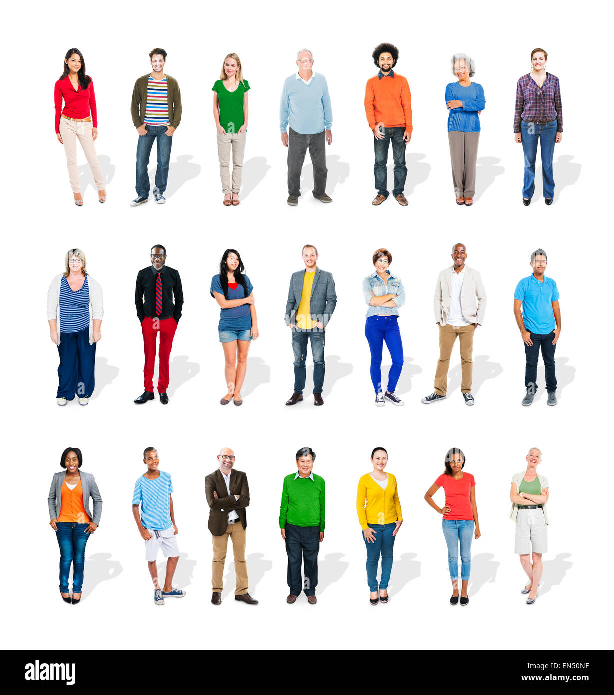 Diversity Ethnicity Multi-Ethnic Variation Togetherness Unity Team Concept Stock Photo