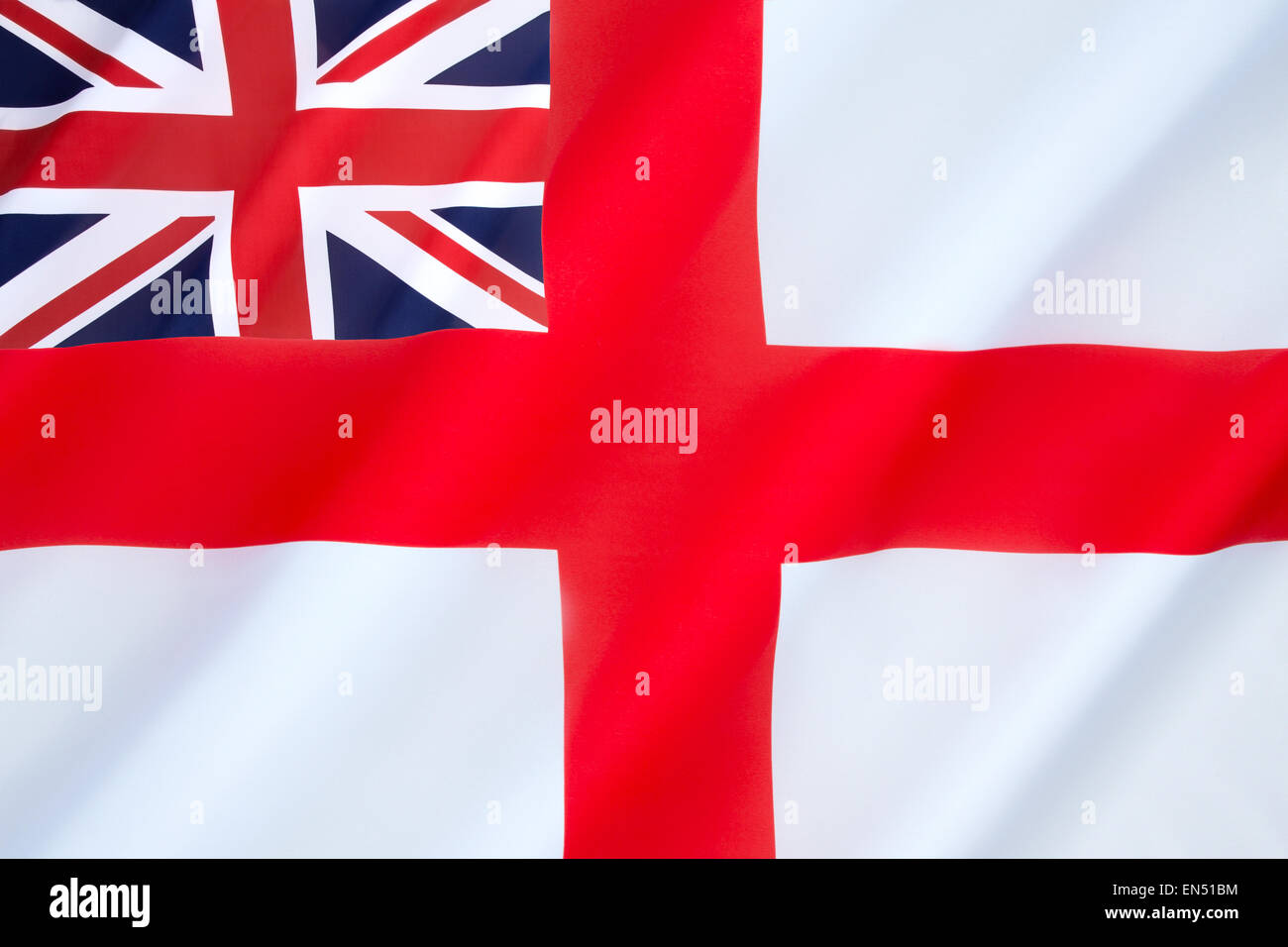 British White Ensign Stock Photo