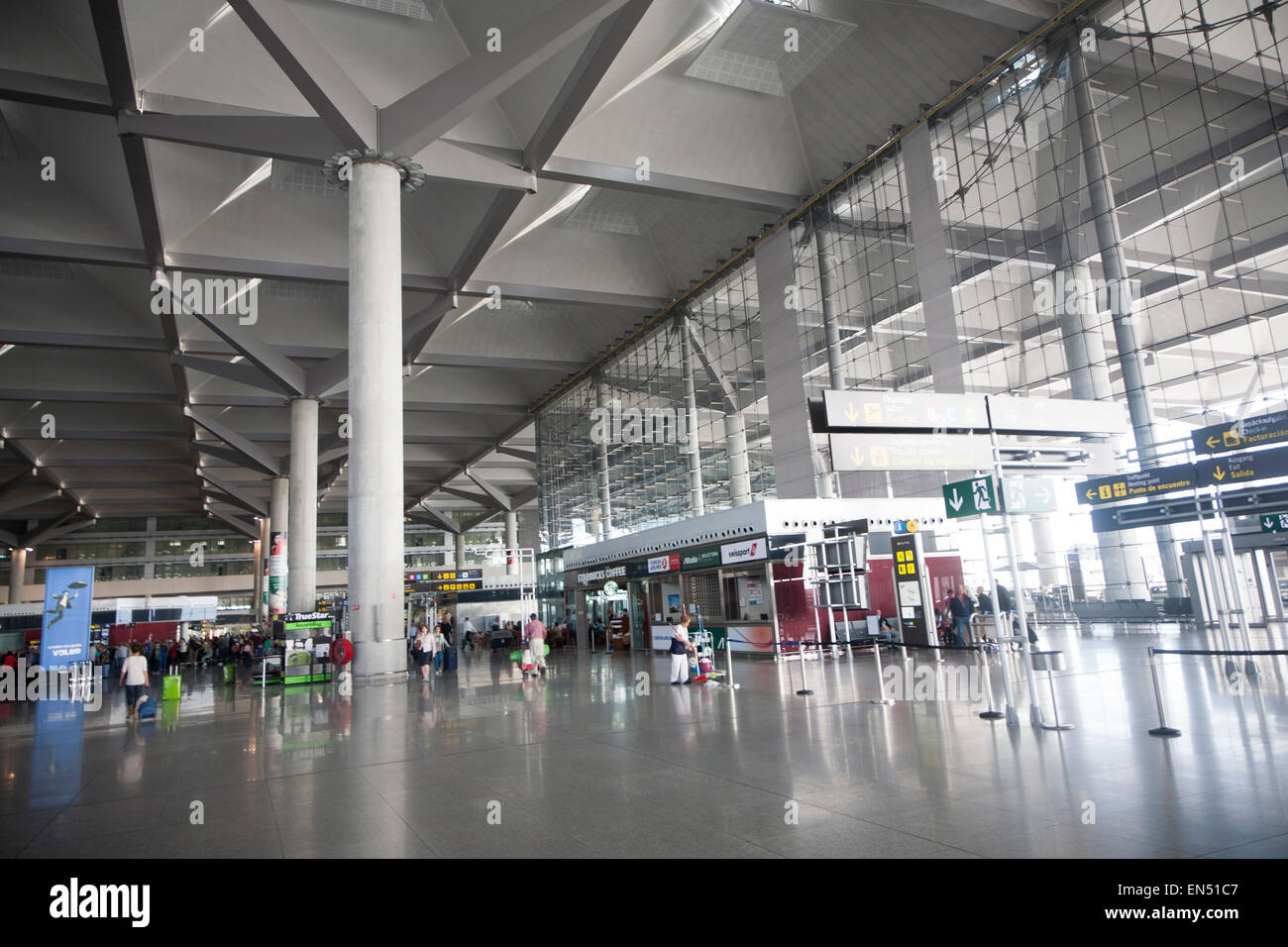 Interior of malaga airport hi-res stock photography and images - Alamy