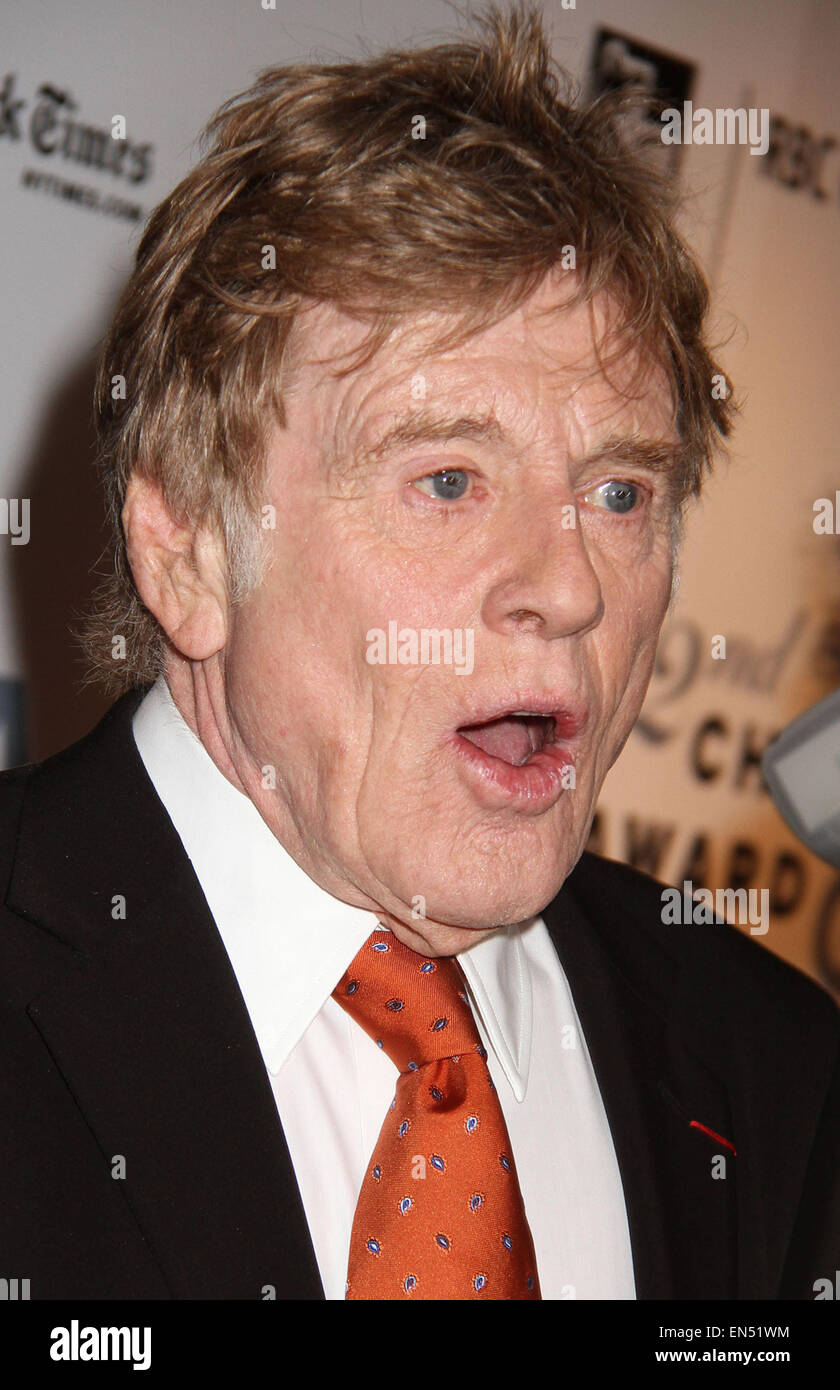 New York, New York, USA. 27th Apr, 2015. Honoree ROBERT REDFORD attends ...