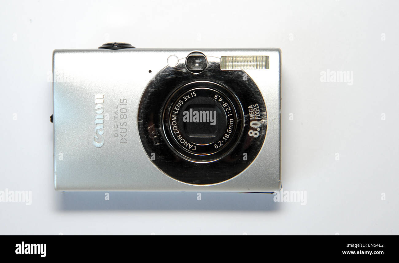 A Canon Ixus  8015digital camera Stock Photo