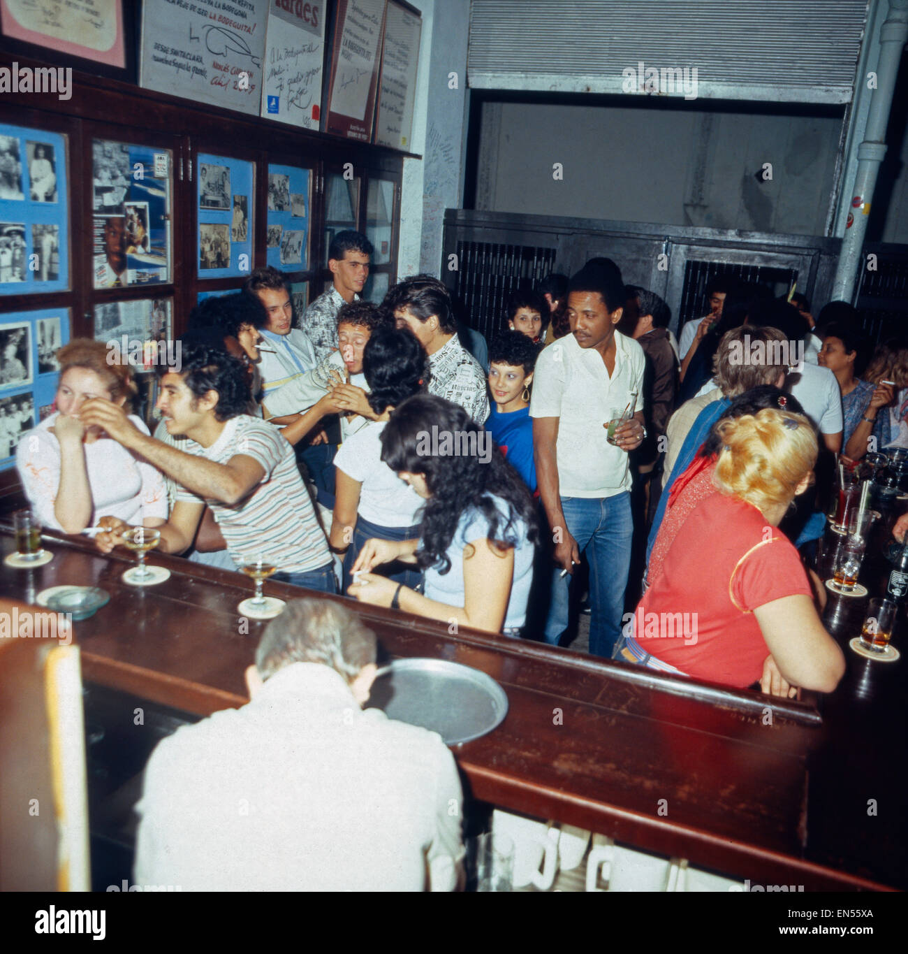 Eine Reise nach Havanna, Kuba 1980er Jahre. A trip to Havana, Cuba 1980s. Stock Photo