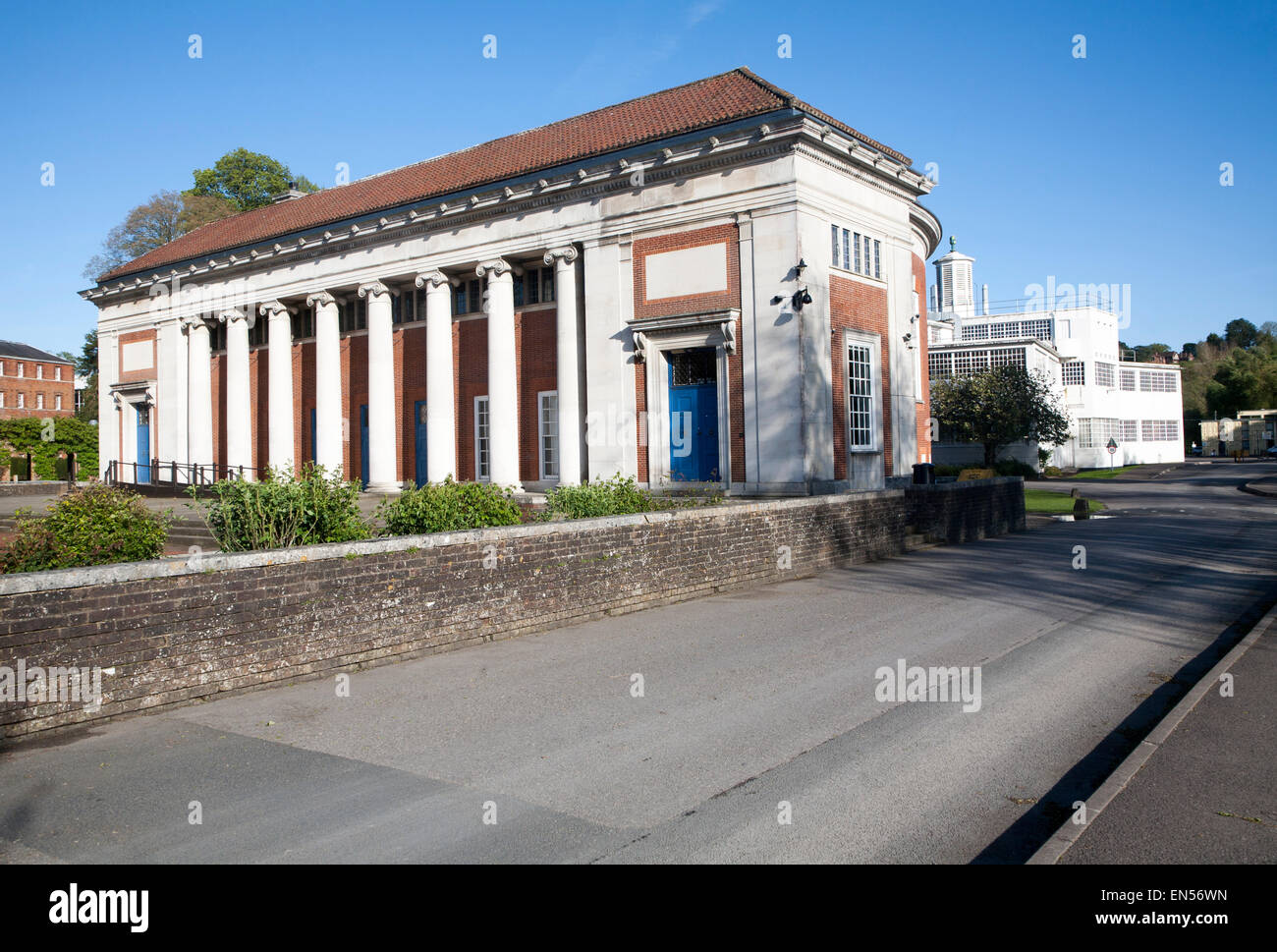 Memorial Hall building and Science block, Marlborough College school, Marlborough, Wiltshire, England, UK Stock Photo