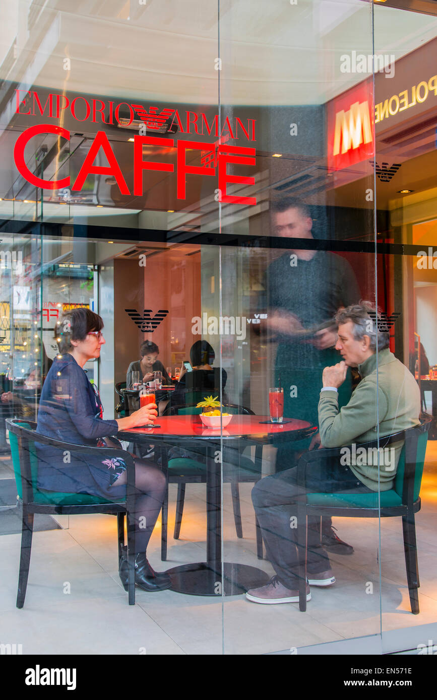 Armani caffe hi-res stock photography and images - Alamy