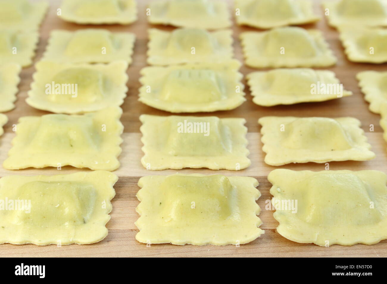 Tasty raw italian ravioli hi-res stock photography and images - Alamy