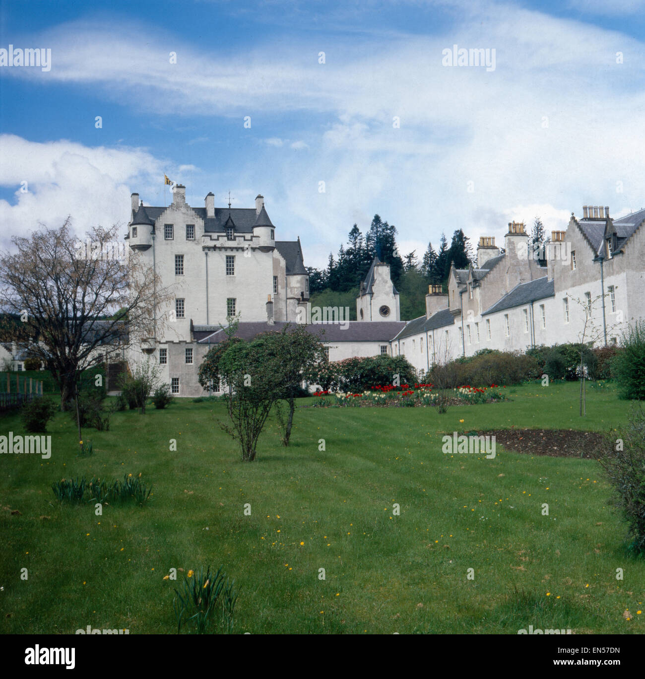 Besichtigung von Blair Castle; Blair Atholl; Schottland 1980er Jahre