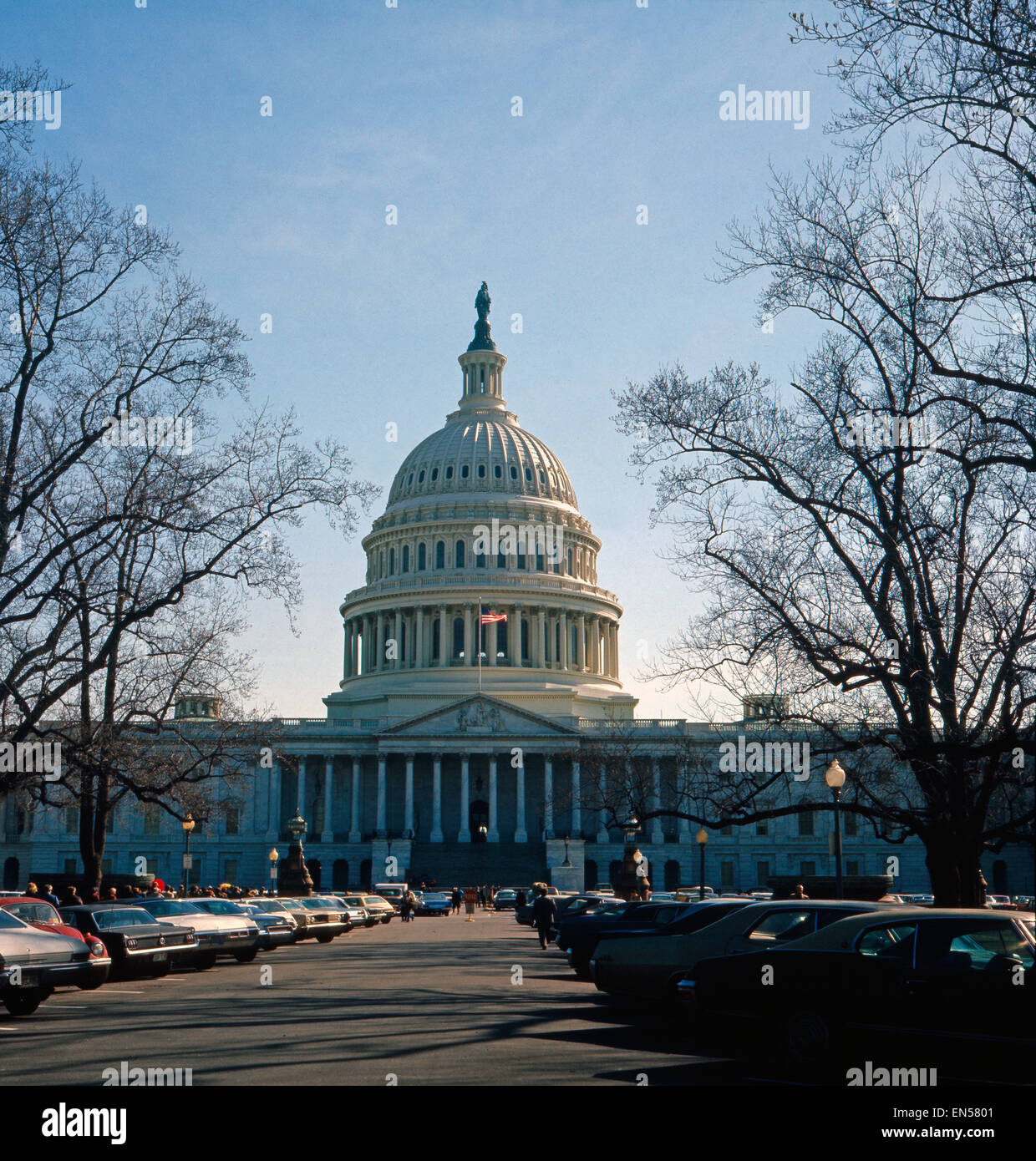 Das Weiße Haus in Washington D.C., USA 1980er Jahre. The White House in ...