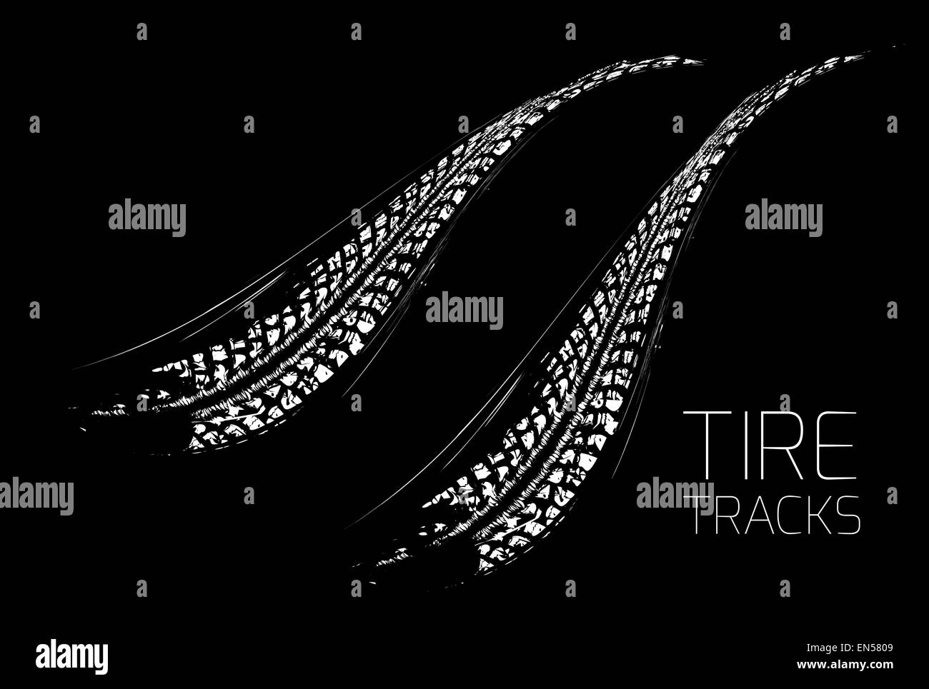 Tire tracks background Stock Photo Alamy