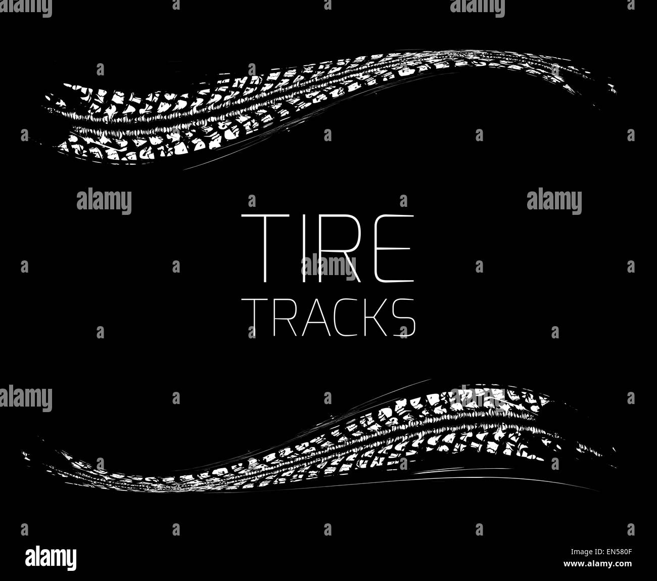 Tire tracks background Stock Photo Alamy