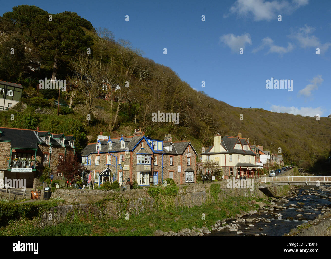 Hotels, Guest Houses, and private houses on Tors Road Lynmouth, North