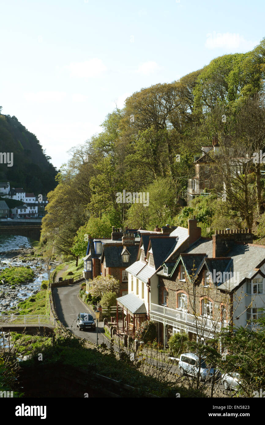 Hotels, Guest Houses, and private houses on Tors Road Lynmouth, North