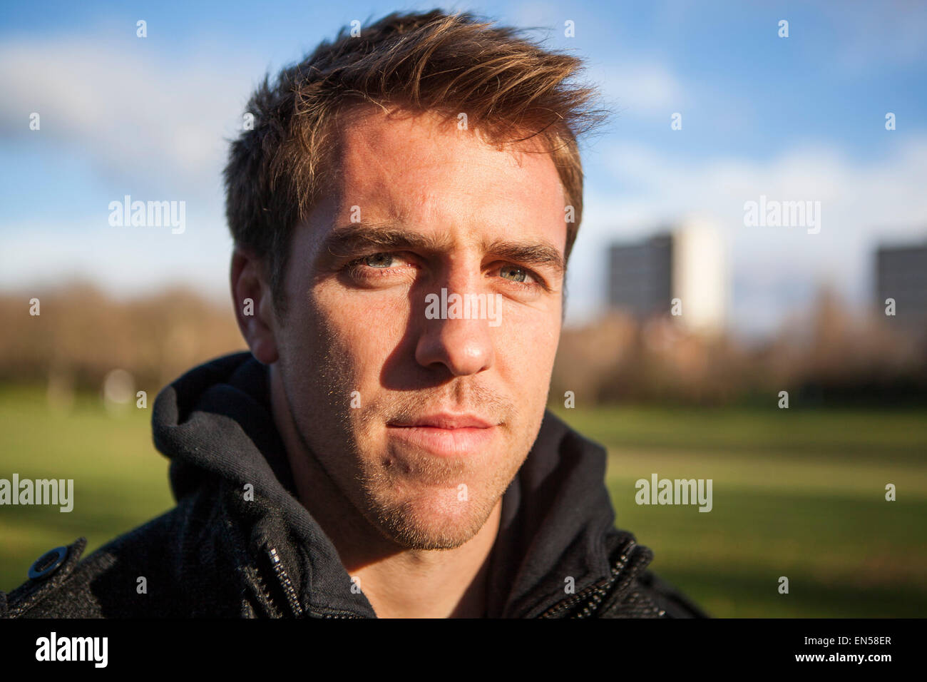 International rugby player Chris Wyles who plays for the USA Eagles and