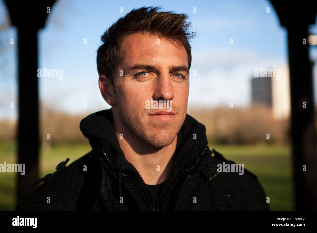 International rugby player Chris Wyles who plays for the USA Eagles and