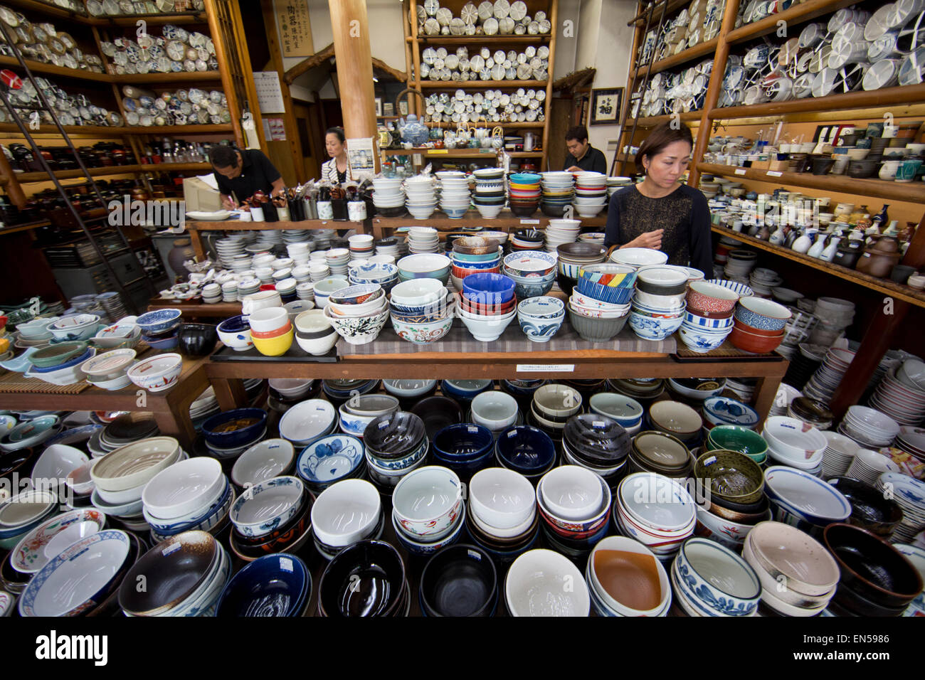 cookware store in Tokyo Stock Photo Alamy