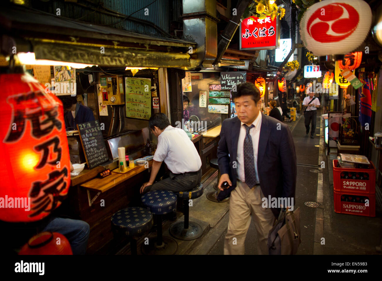 restaurant in Tokyo Stock Photo