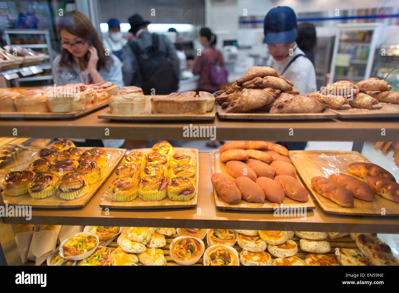 bread market in Tokyo Stock Photo Alamy