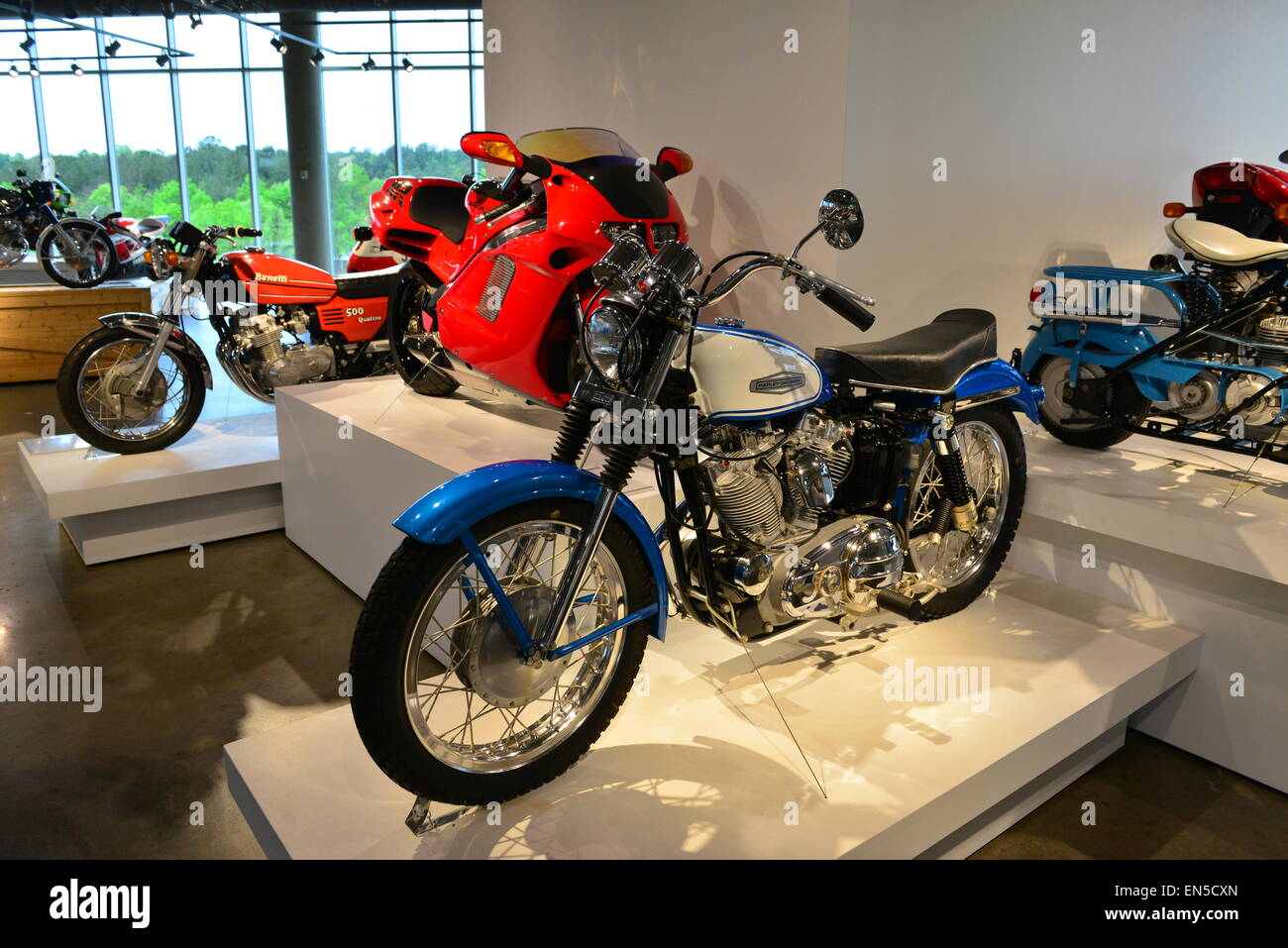 Barber Motorcycle Museum in Birmingham, Alabama Stock Photo